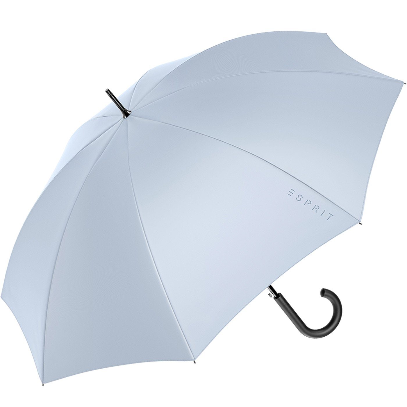 und groß Esprit mit in 2022, FJ Trendfarben den Automatik blau Stockregenschirm Damen-Regenschirm stabil,