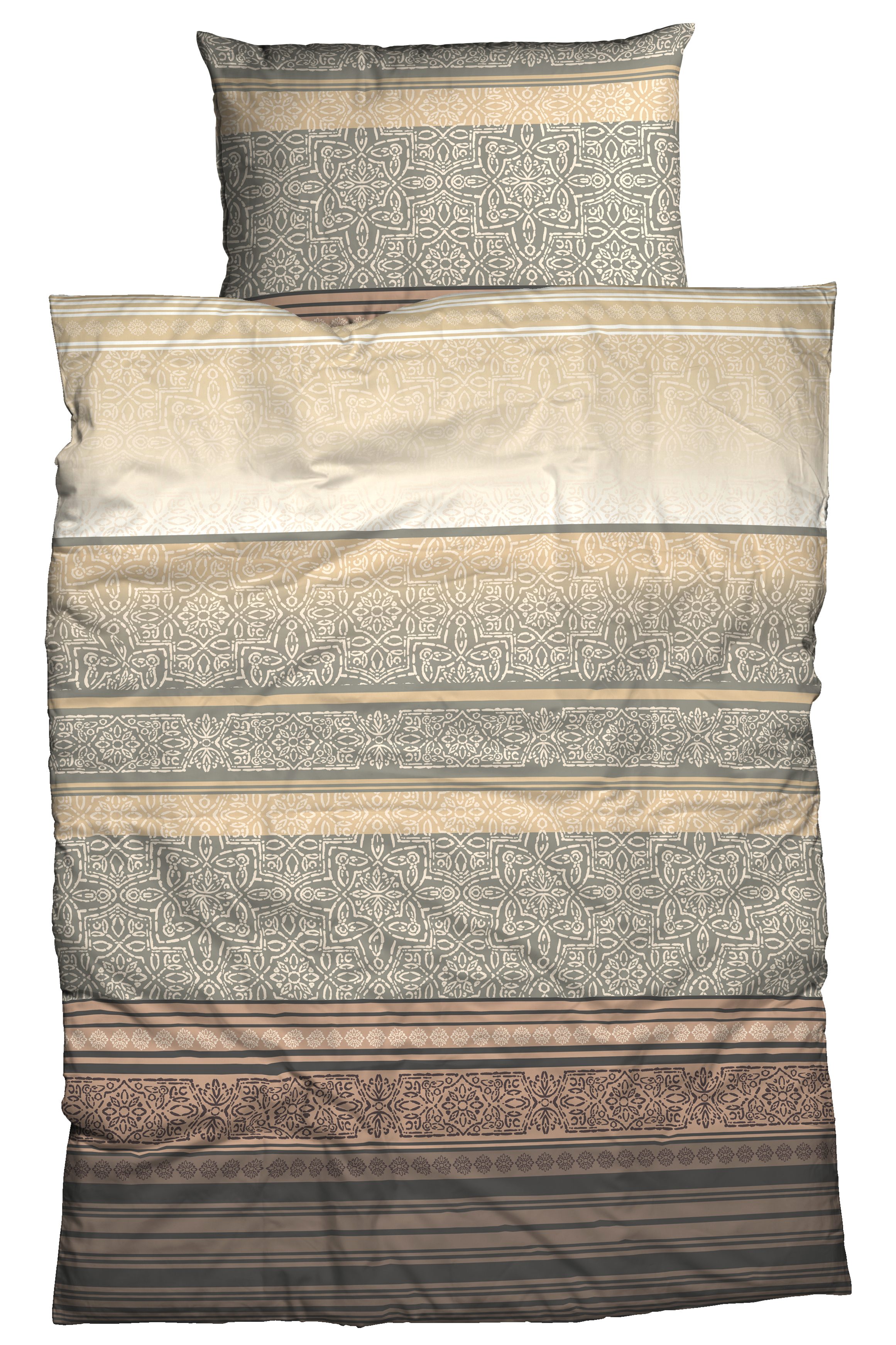 CASATEX Bettwäsche Turi, Interlock-Jersey, 2 teilig, Ornamente und modern