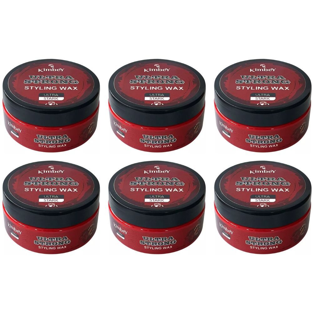 Haarwachs 6 x Kimbey Styling Wax Ultra Hold 150 ml
