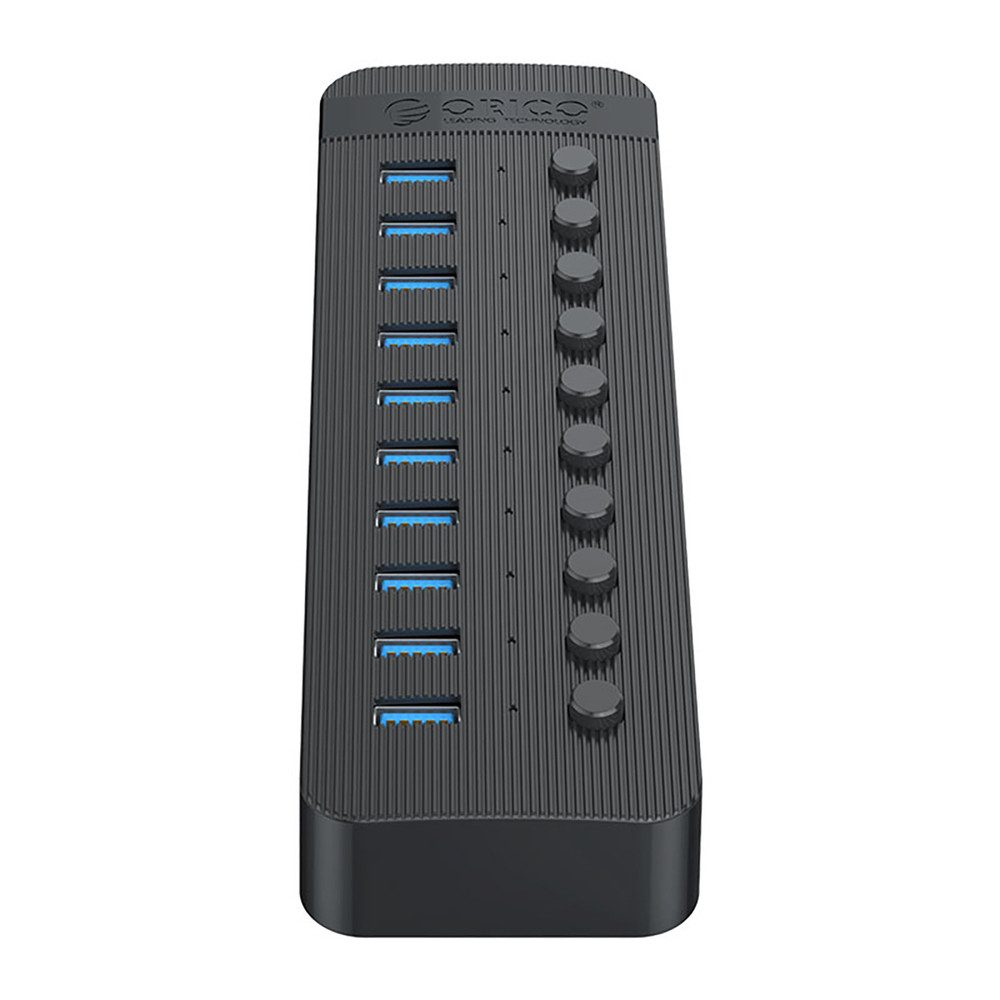 ORICO Orico CT2U3-10AB USB Hub 10-Port USB-A 3.0 Schwarz USB-Adapter