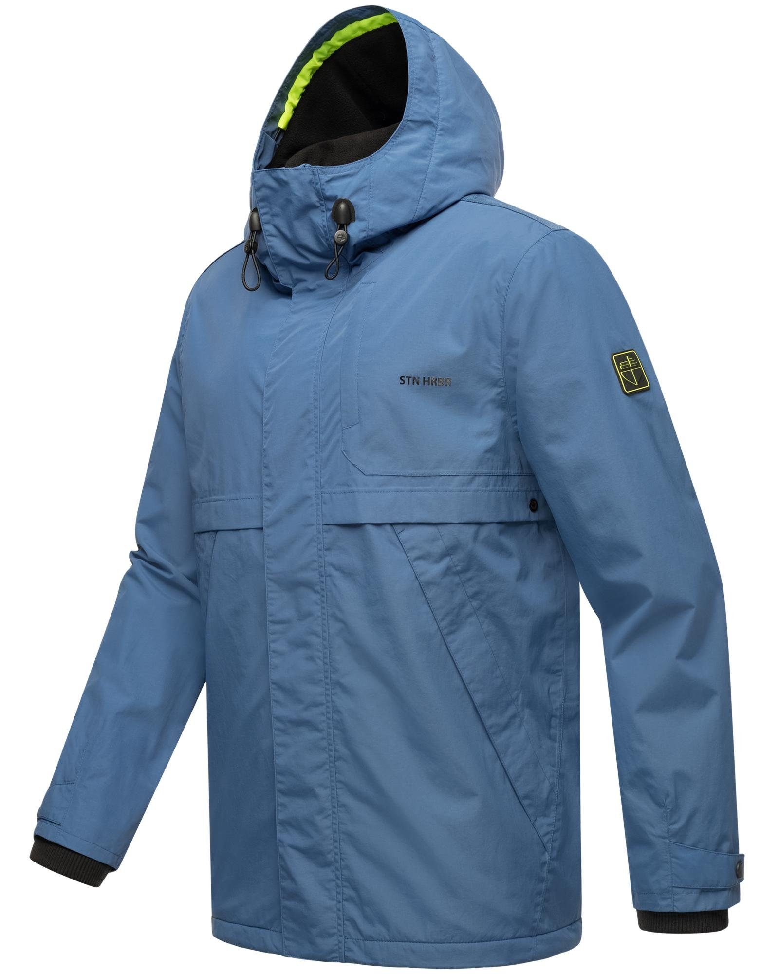 Stone Harbour Regenjacke Zanjaar Herren Übergangsjacke mit Fleece-Futter