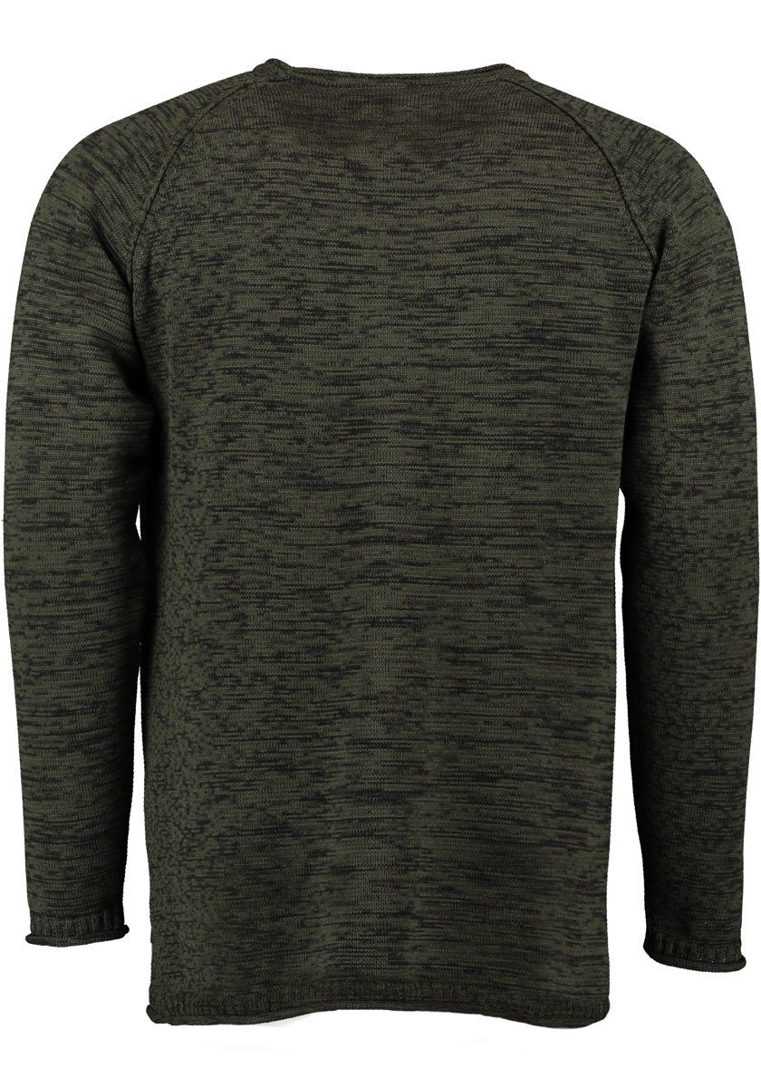 Tom Collins Strickpullover Nusupi Feinstrick mit Rundhalsausschnitt und Rol günstig online kaufen