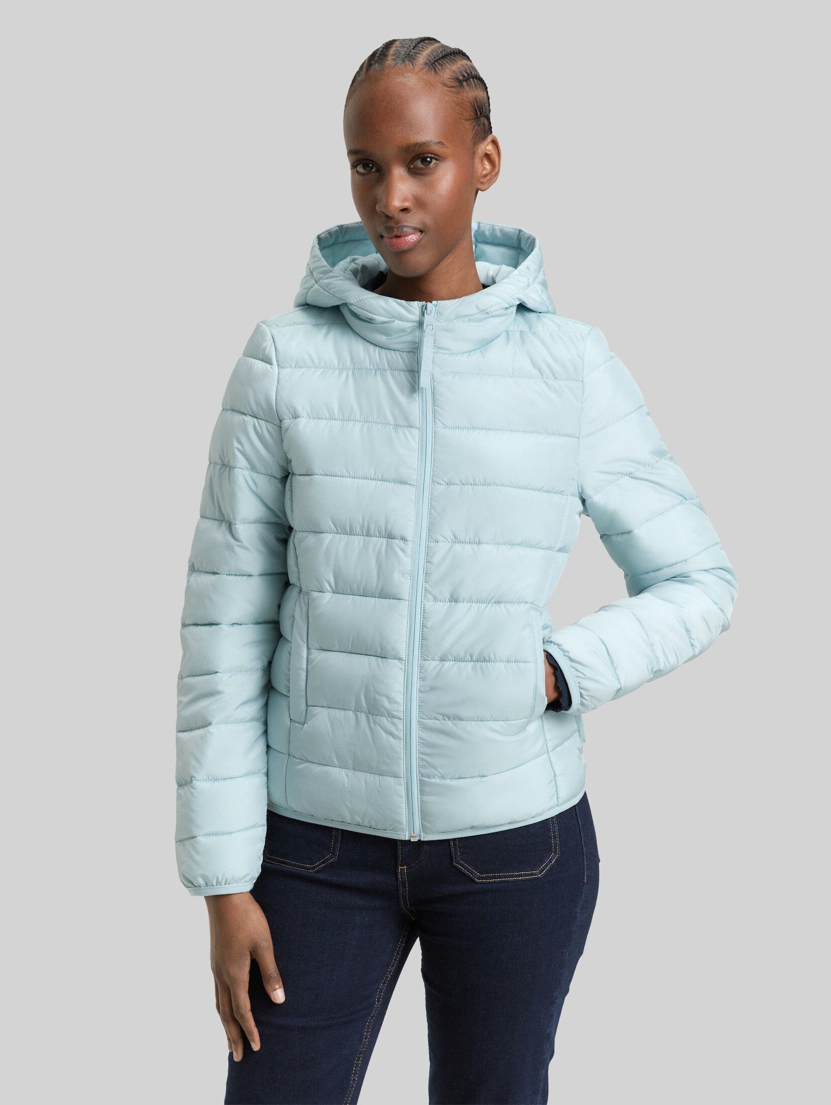 TOM TAILOR Denim Steppjacke Jacken Lightweight Steppjacke mit Kapuze