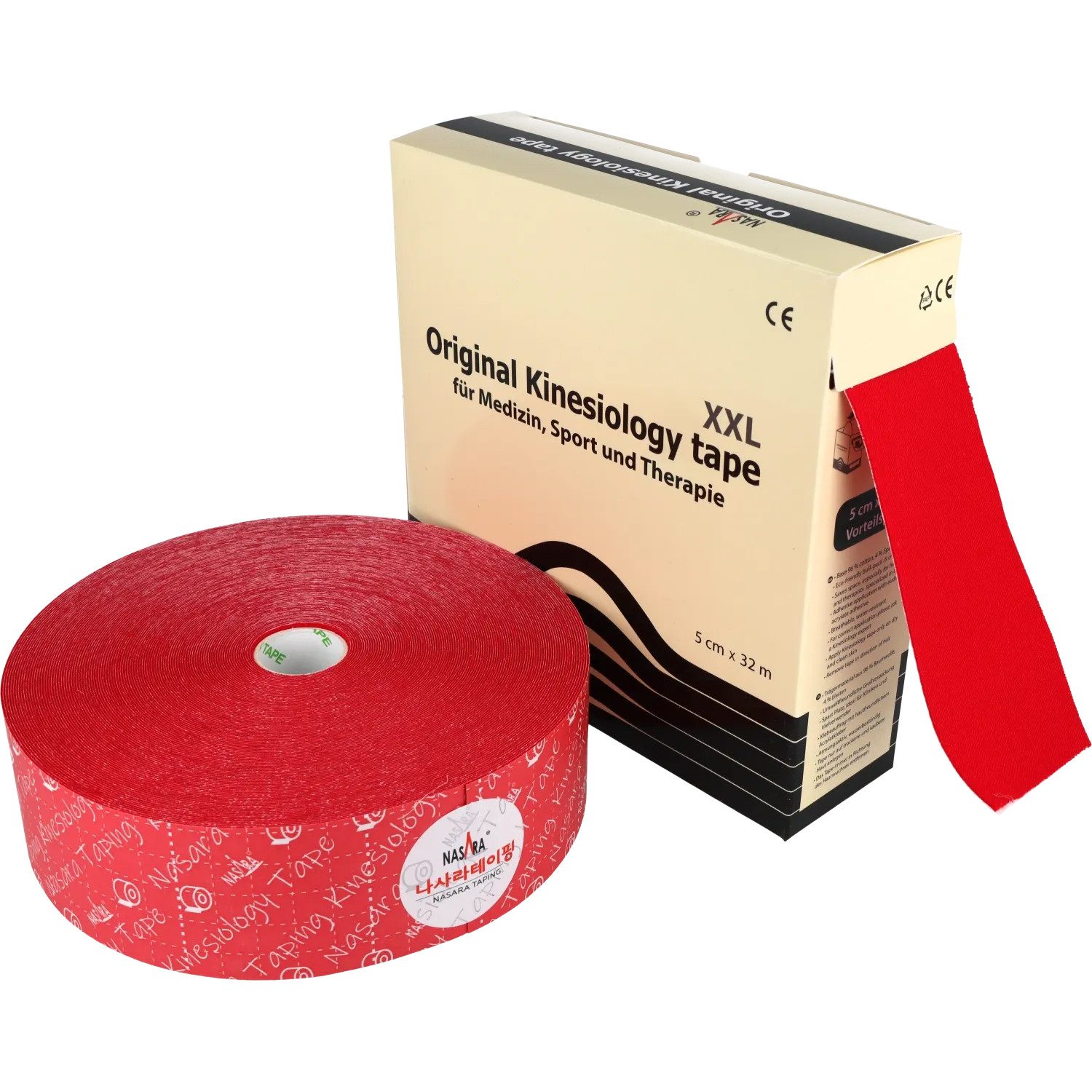 NASARA Kinesiologie-Tape NASARA Kinesio Tape, 5cm x 32m - XXL