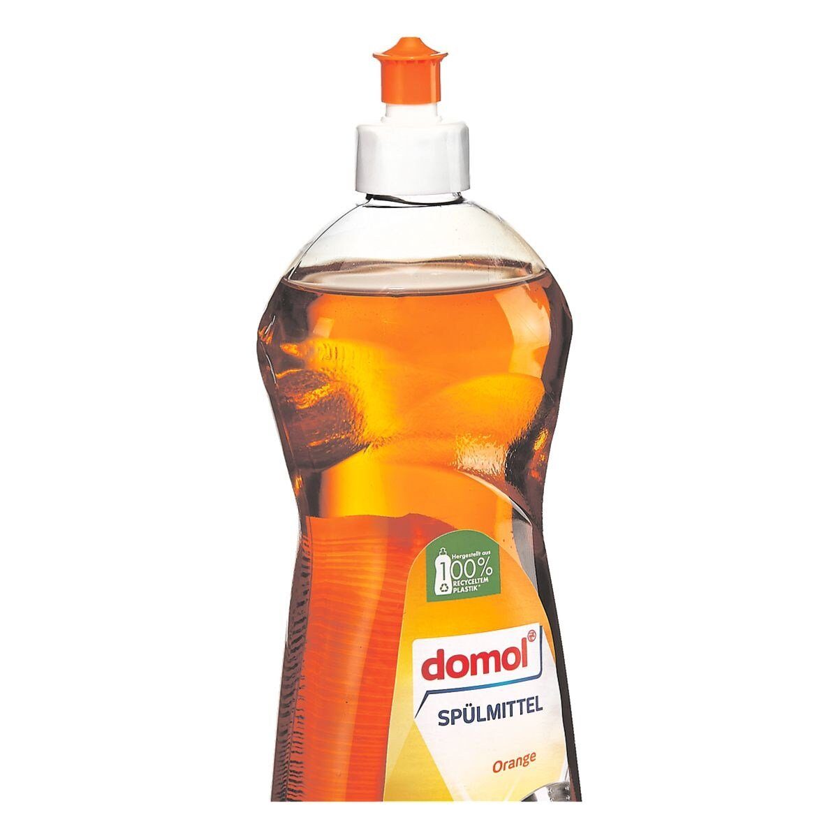 (1 Geschirrspülmittel Domol starke Orange Fettlösekraft) Liter,