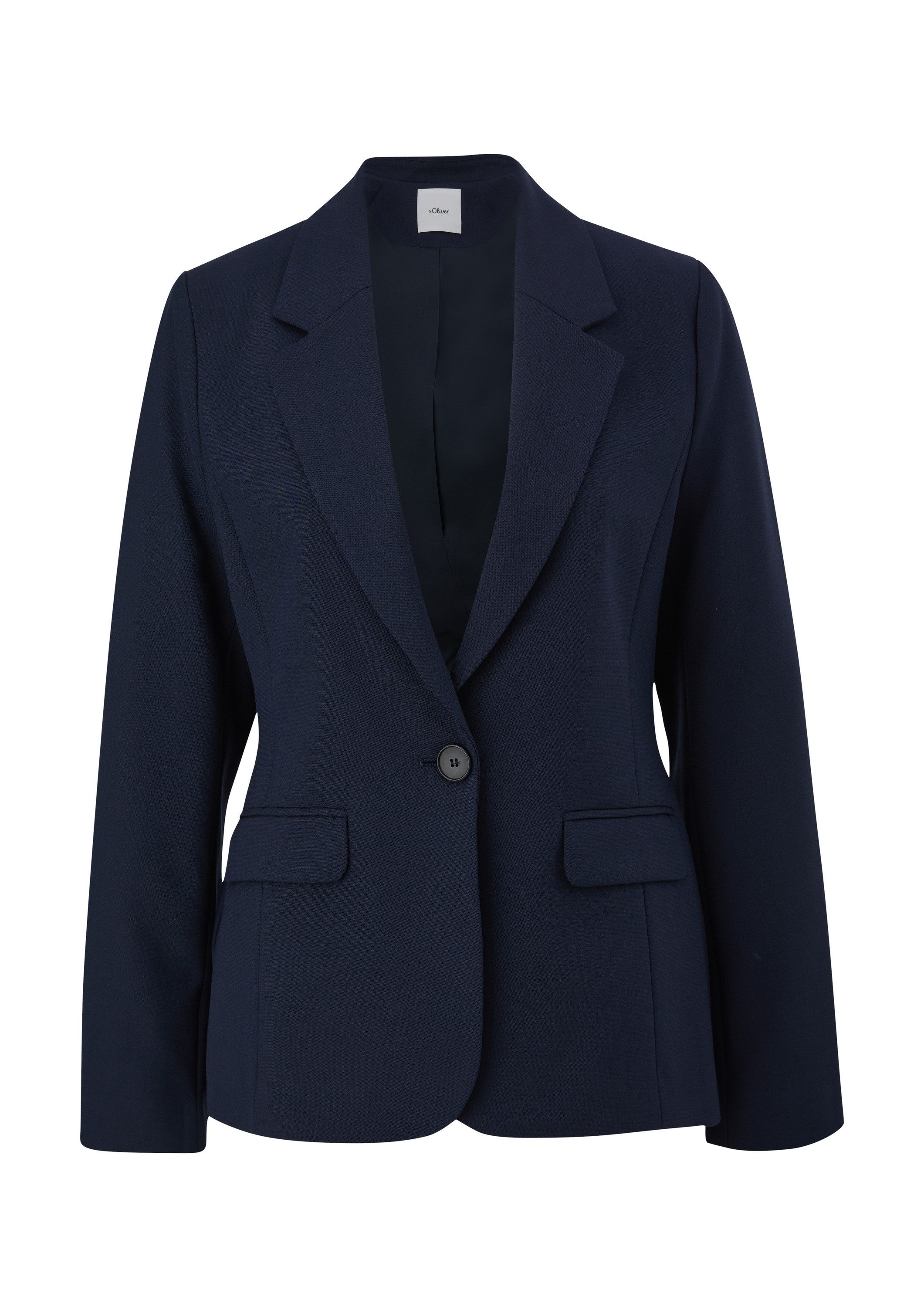 s.Oliver Jackenblazer Indoor-Blazer Blazer aus Viskosemix günstig online kaufen