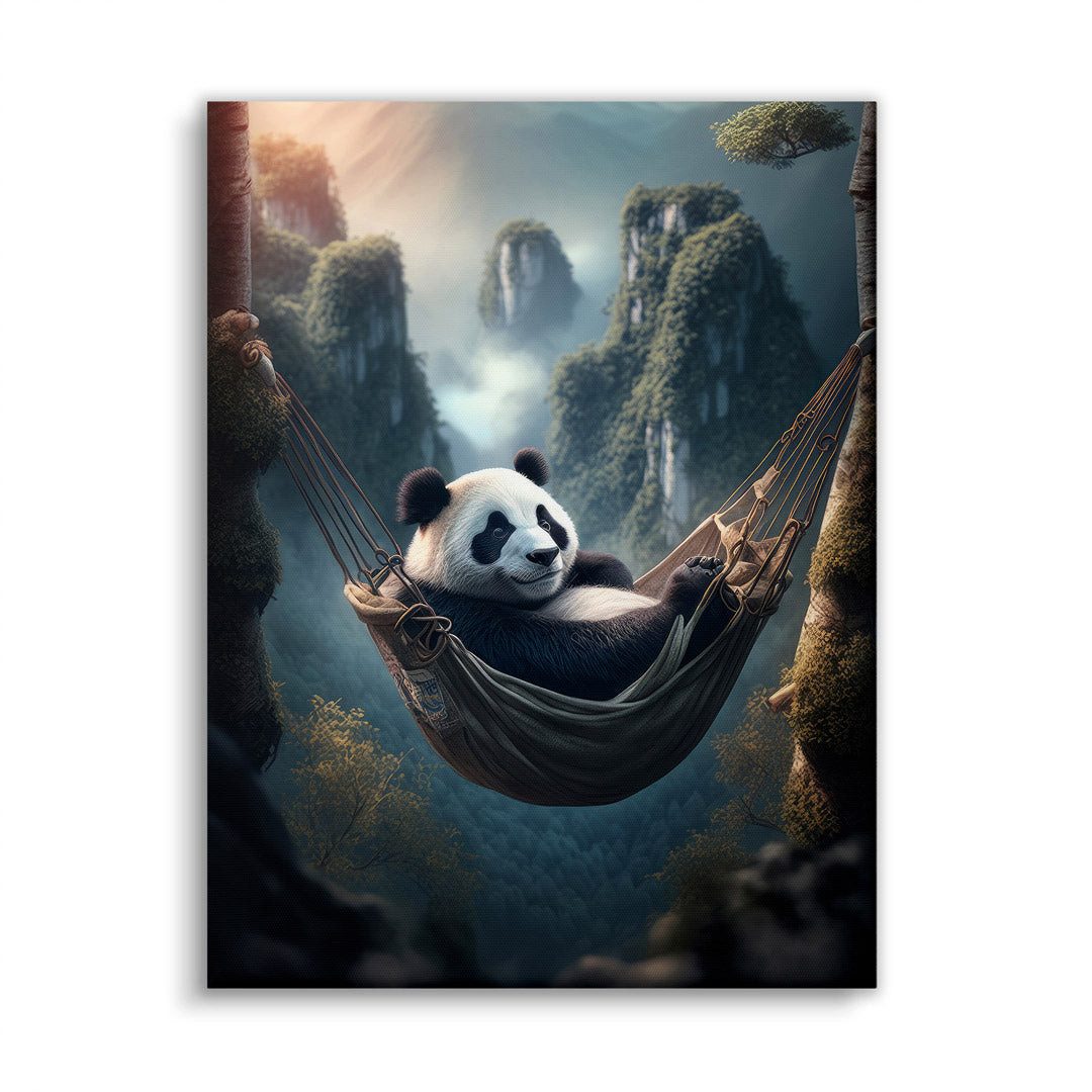 Wandbild Panda Life