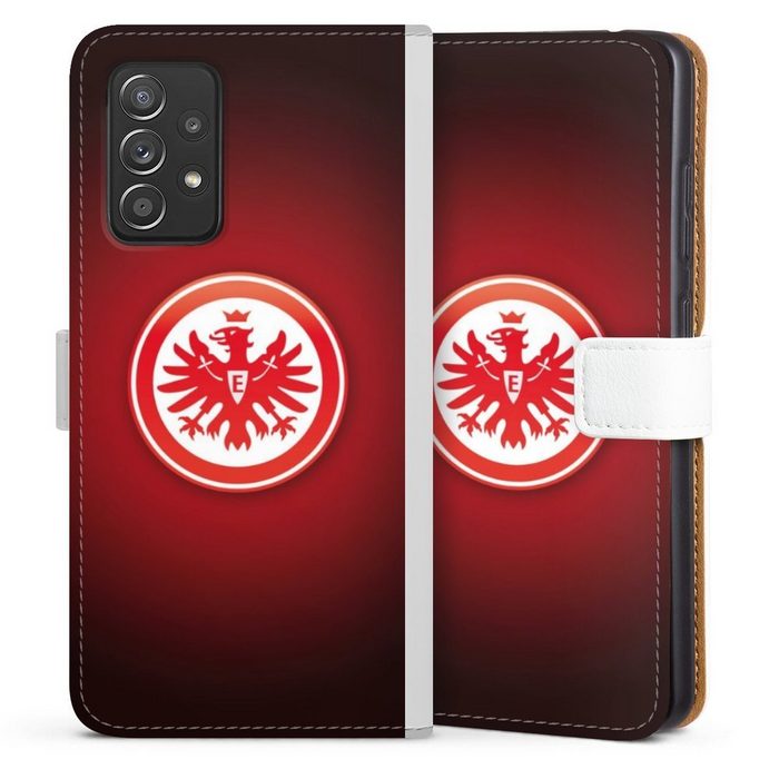 DeinDesign Handyhülle Eintracht Frankfurt Offizielles Lizenzprodukt Wappen Samsung Galaxy A52s 5G Hülle Handy Flip Case Wallet Cover