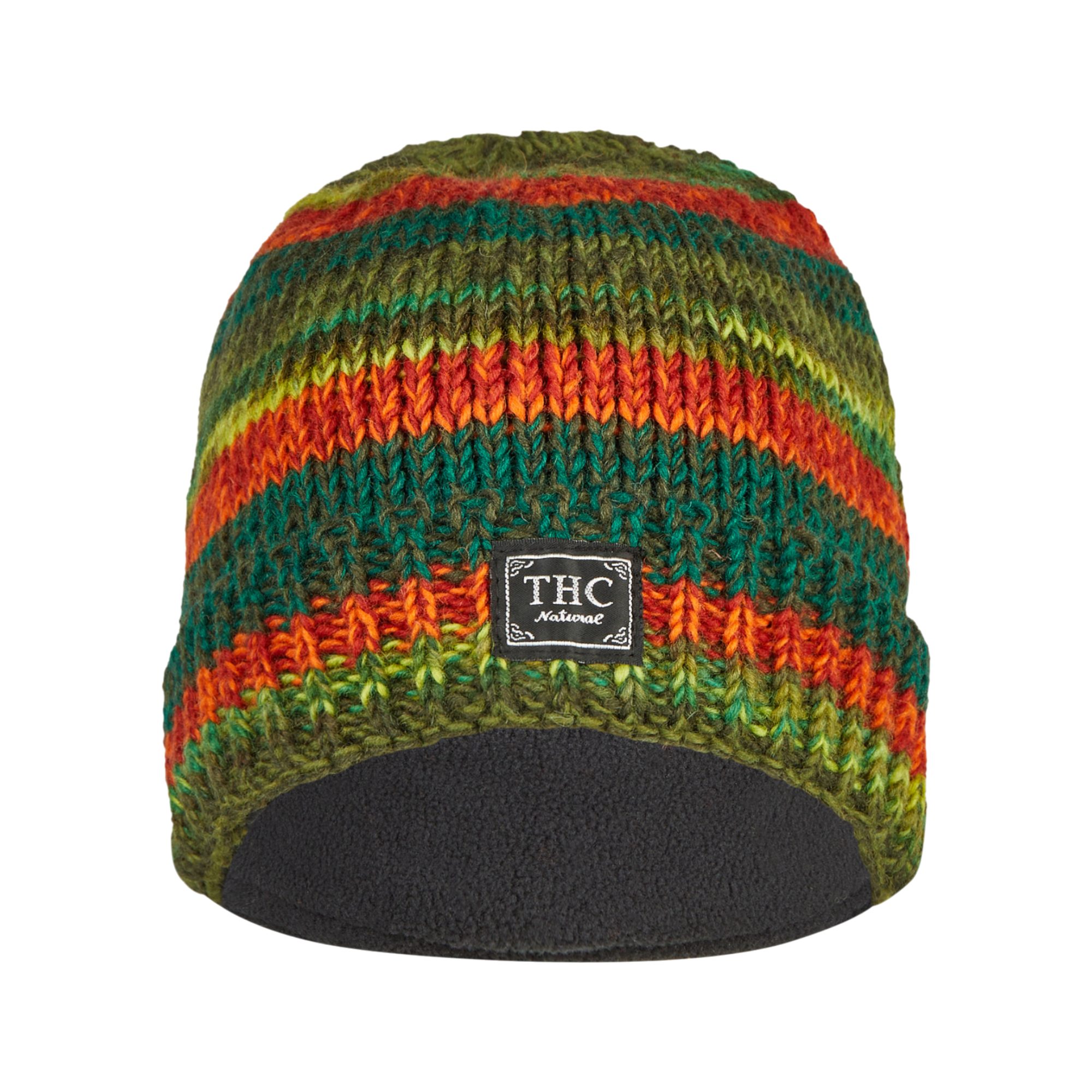THC Natural Line Strickmütze THC Schafwoll Rollcap 804 (1 Stück, 1-St., 1 Stück) Innenfutter: Fleece
