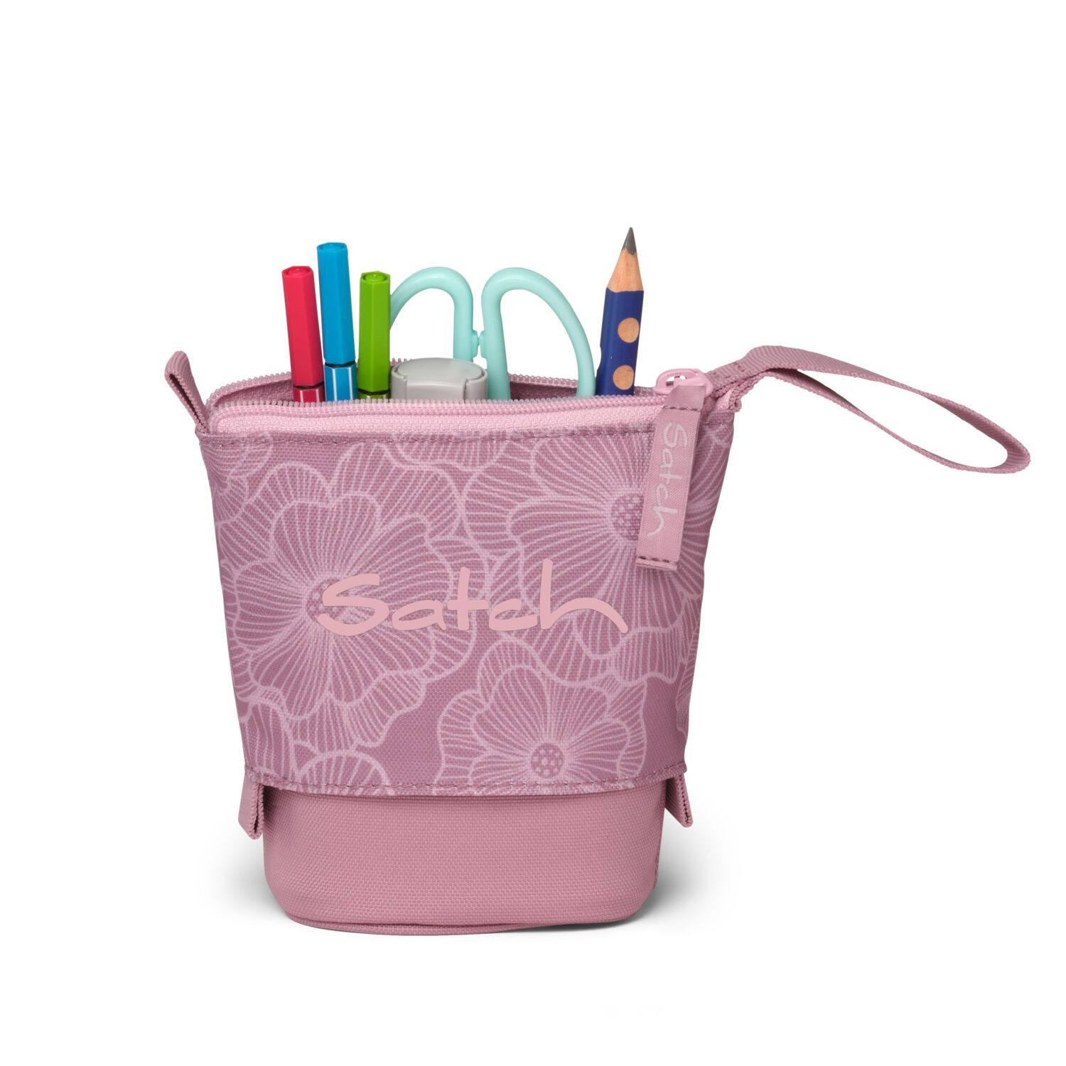 Satch Schulranzen Pencil Slider Magnolia Dream (1 Stück), Mäppchen, Stifthalter, Etui