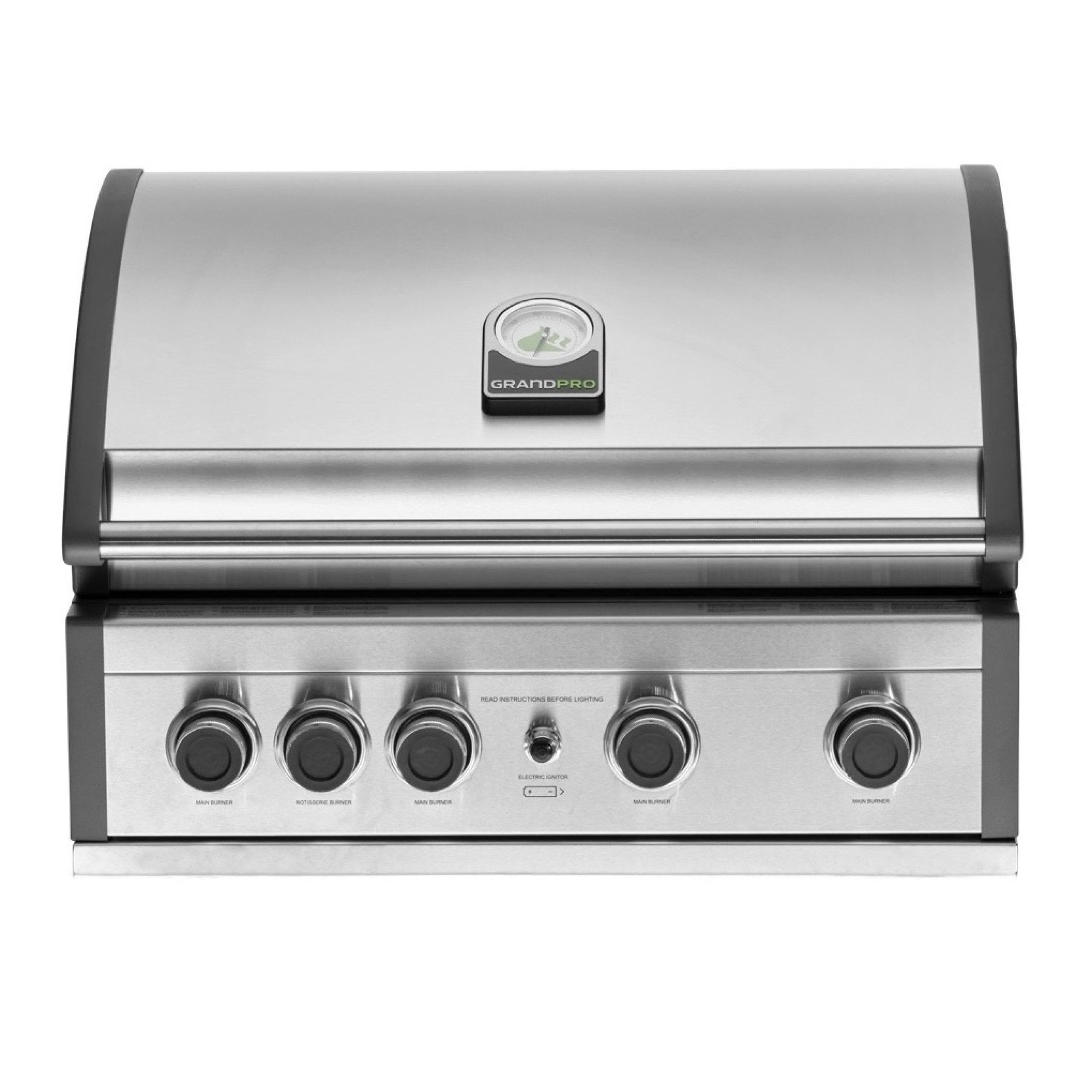 Grandpro Gasgrill Grandpro Einbau-Gasgrill Pro Elite Built-In Edelstahl 4 Brenner, 1