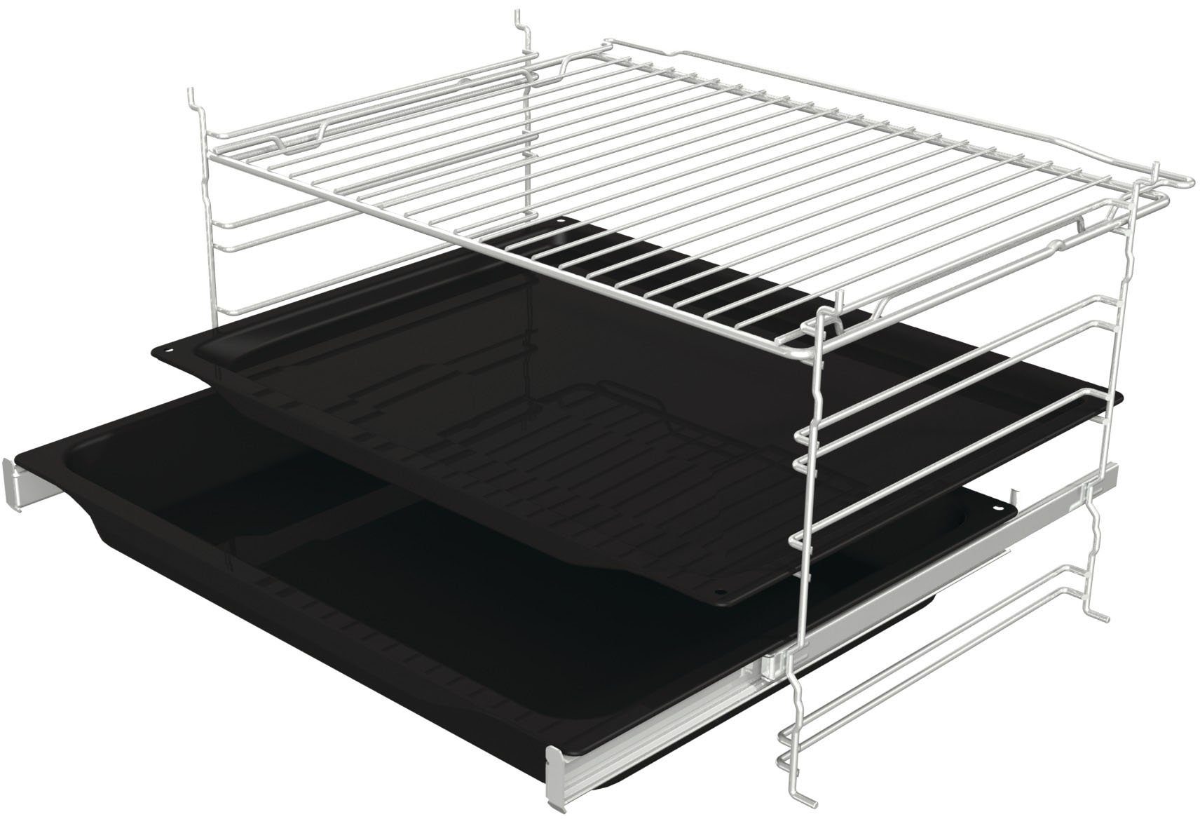 mit 1-fach-Teleskopauszug, Pacific ecoClean GORENJE 2021, Herd-Set Elektro-Herd-Set One