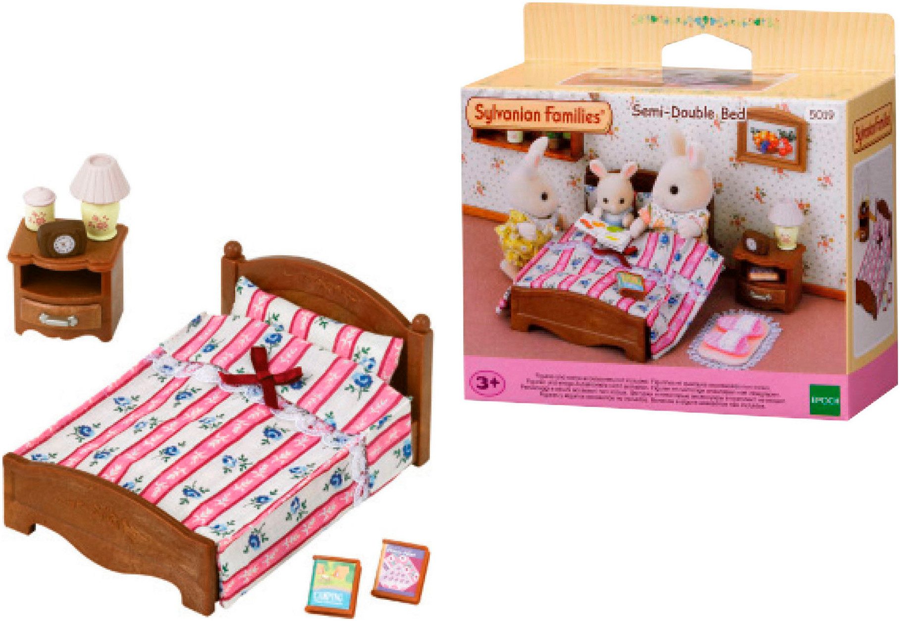 Sylvanian Families Spielwelt Doppelbett (5019) – Bild 5 von 5