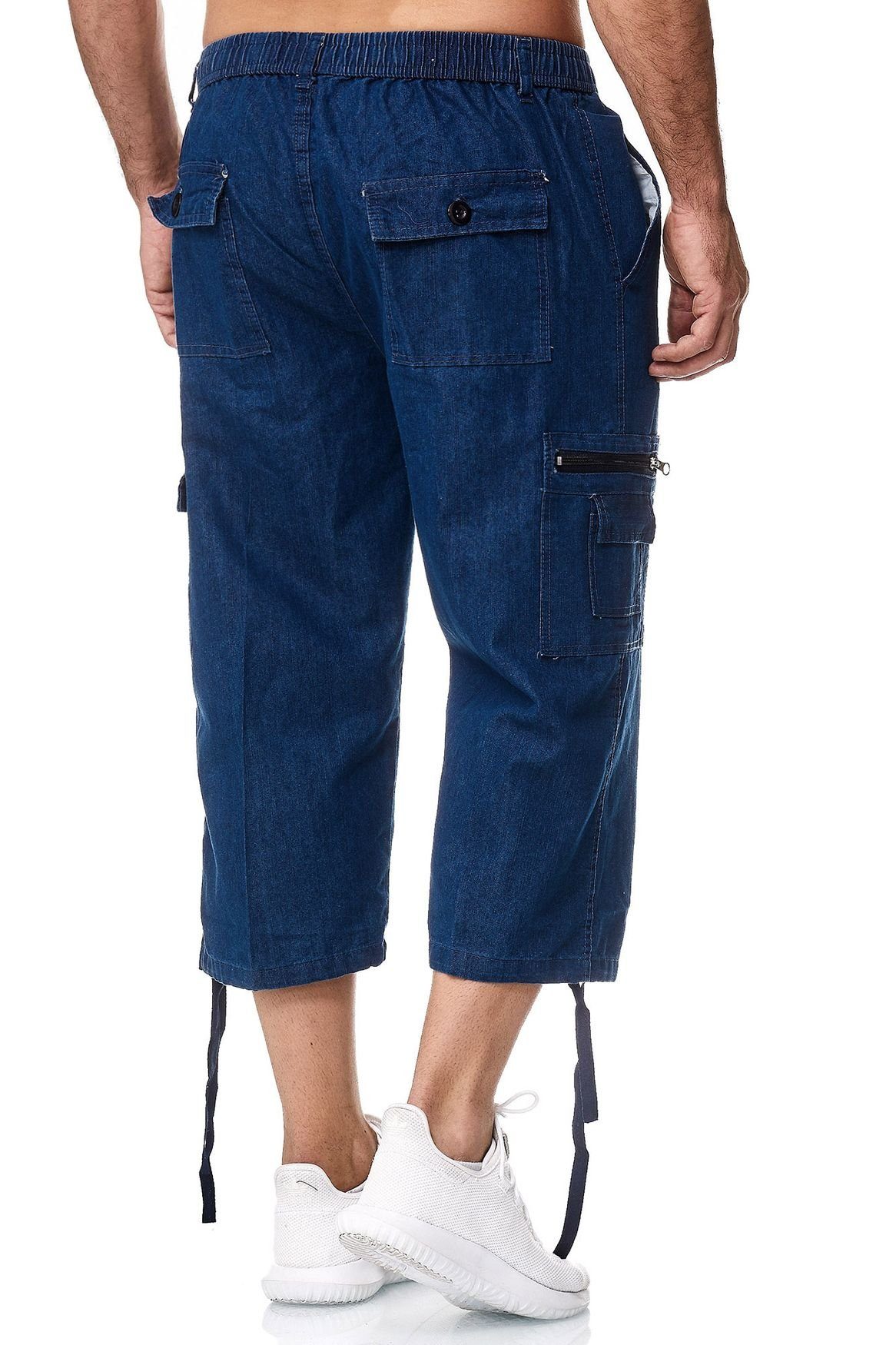 Herren Kurze Hosen Max Men Cargoshorts 2731 (regular fit, 1-tlg) 7/8 Jeans Shorts TYRON