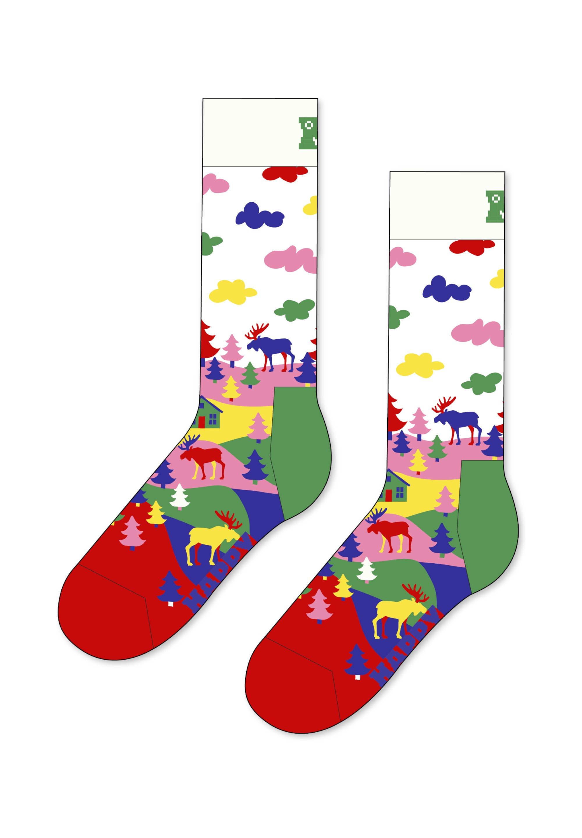 Happy Socks Basicsocken 3-Pack So Swedish Socks Gift Set Verstärkte Ferse, günstig online kaufen