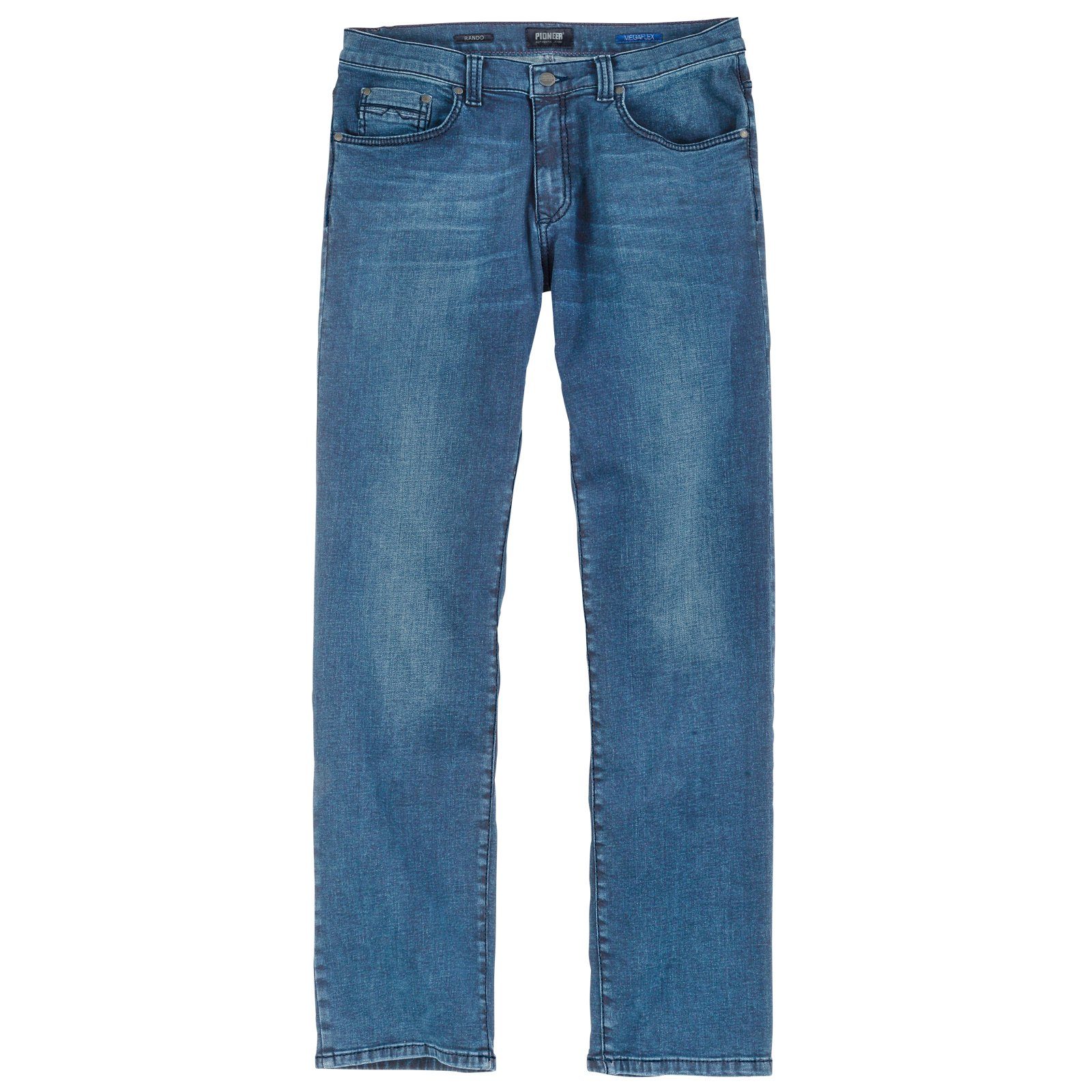 Pionier Stretch-Jeans Große Größen Herren Stretch-Jeans blau used Pioneer Rando