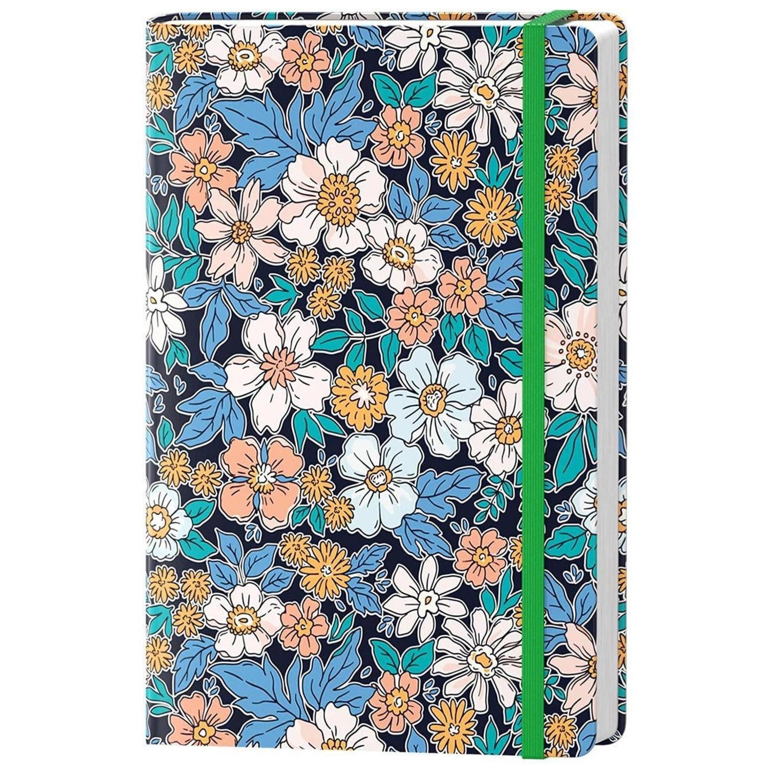 LuxusKollektion Tagebuch Tagebuch A5 Liniert Blumen Hardcover 160 S.