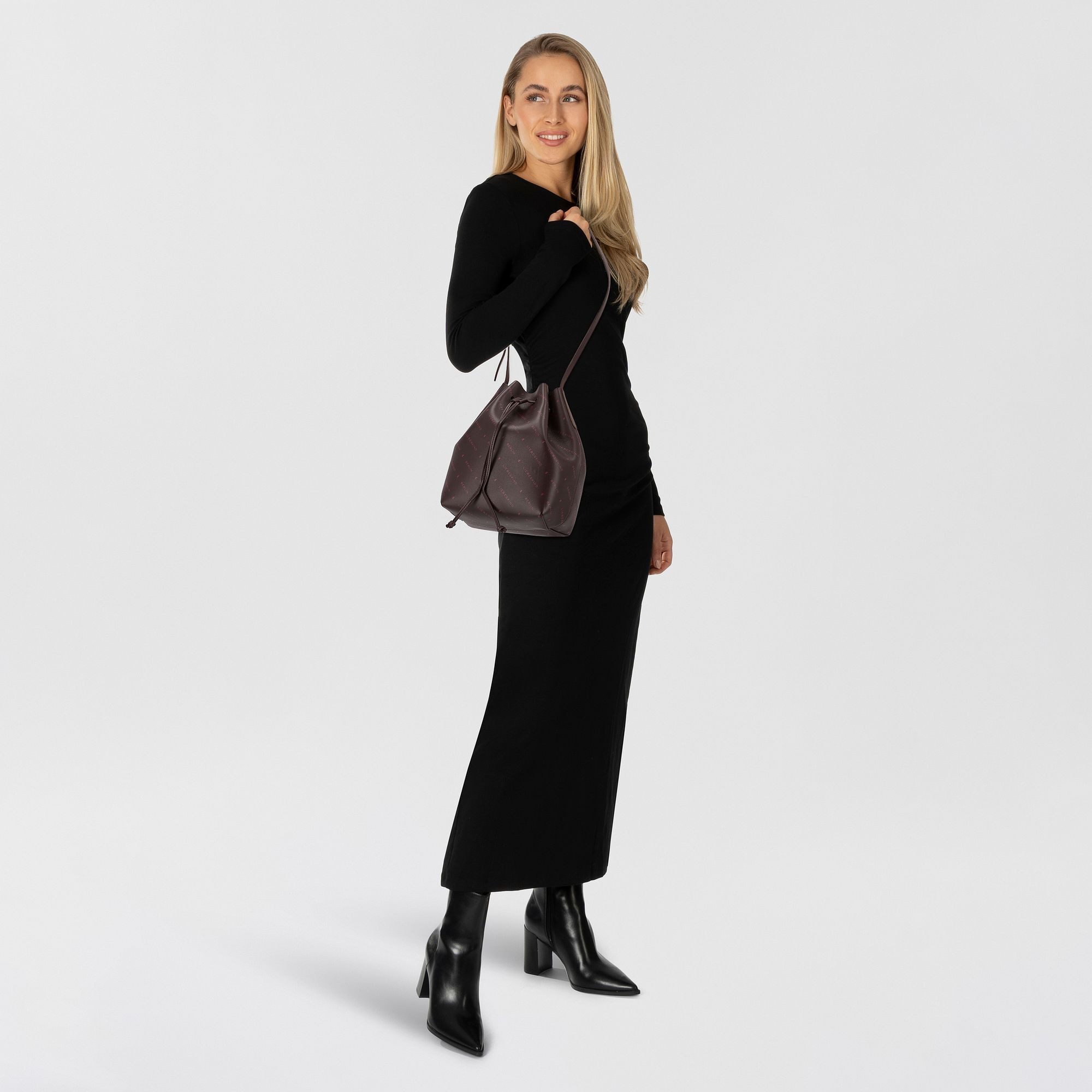 Liebeskind Berlin Beuteltasche Monogram, Leder