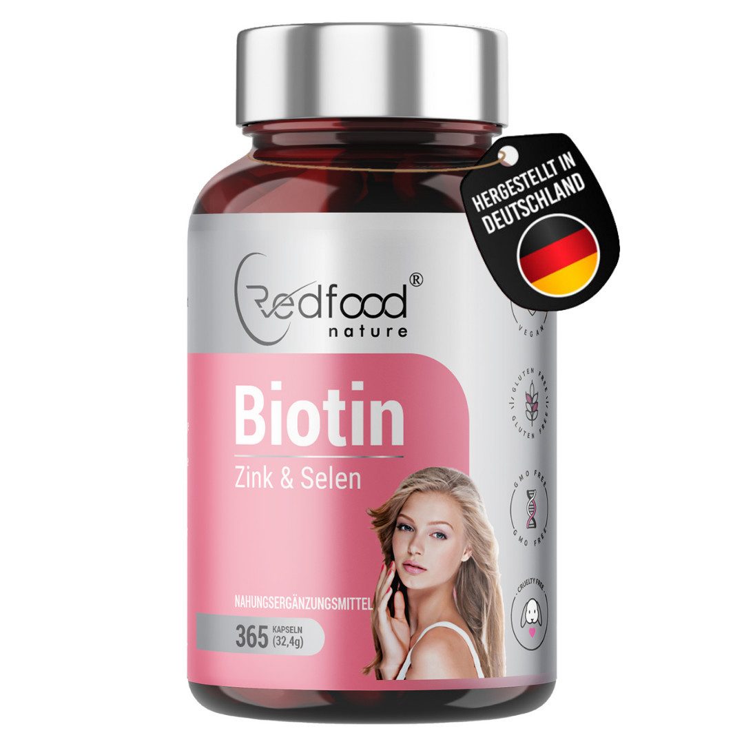 Redfood Biotin, Zink und Selen for Women Kapseln, 1 er 365,00 St.