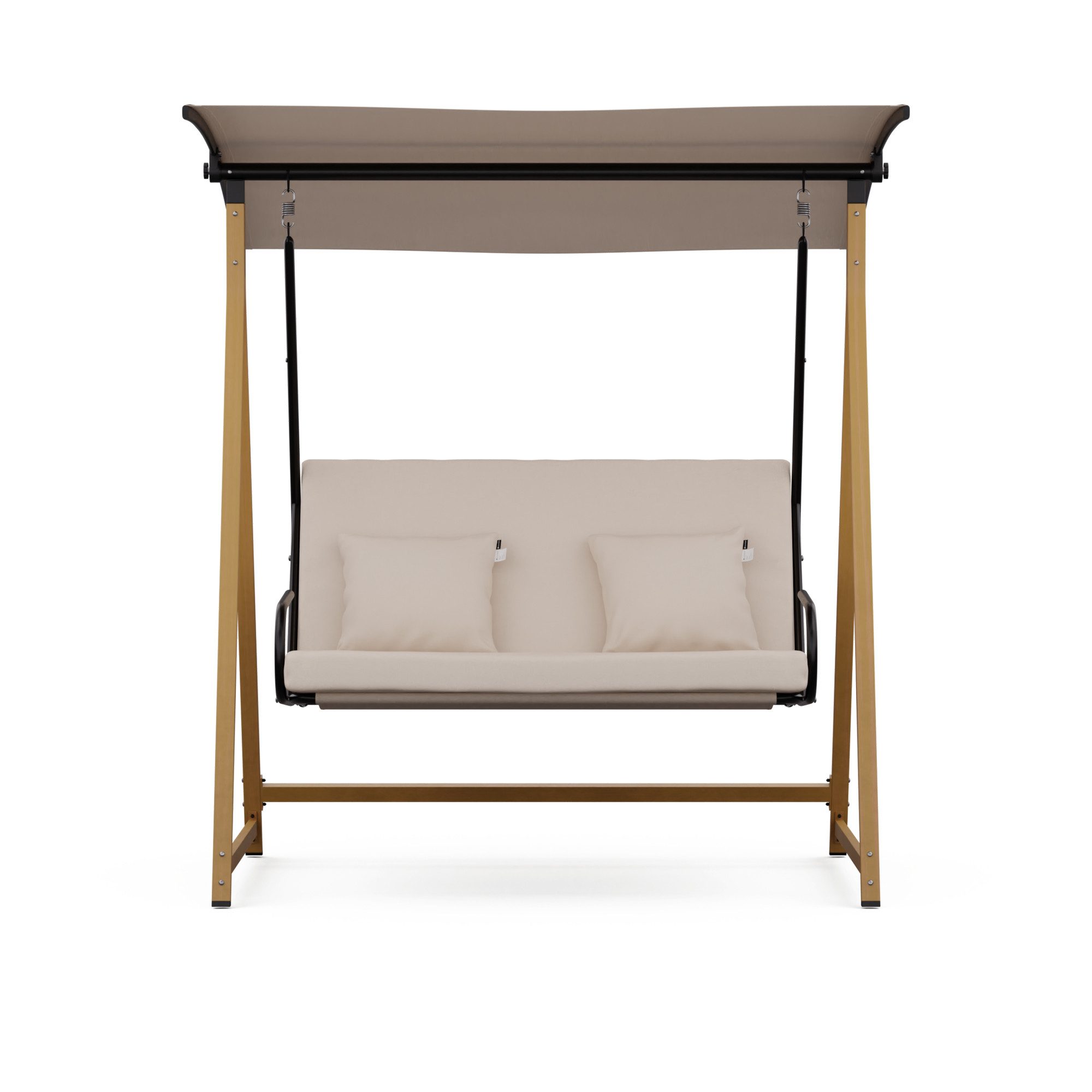 blumfeldt Doppelschaukel ZenGrove, (Set), Gartenliegen Swing Lounger Garten Balkon Outdoor