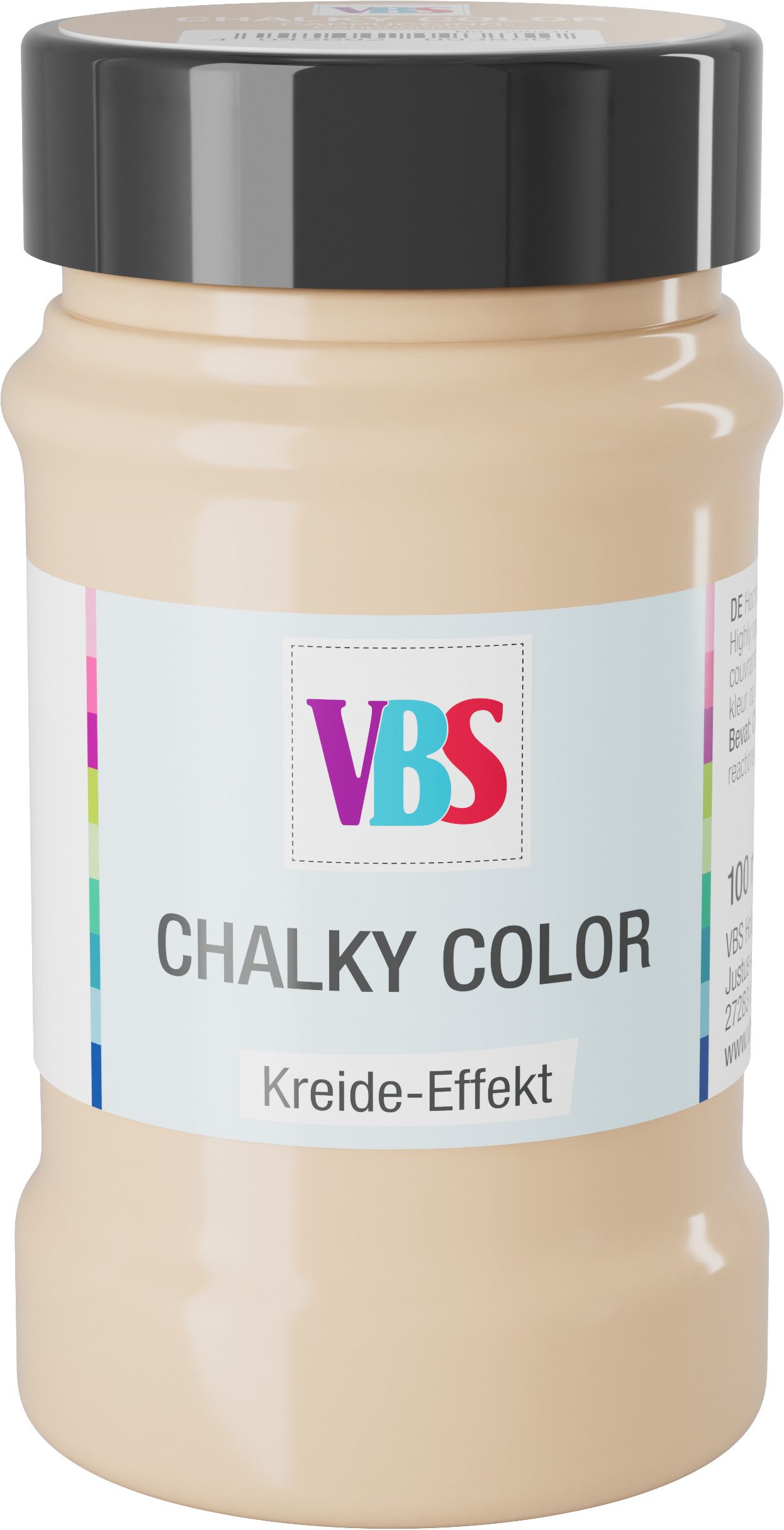 VBS Kreidefarbe Chalky Color, 100 ml, trocknet matt auf