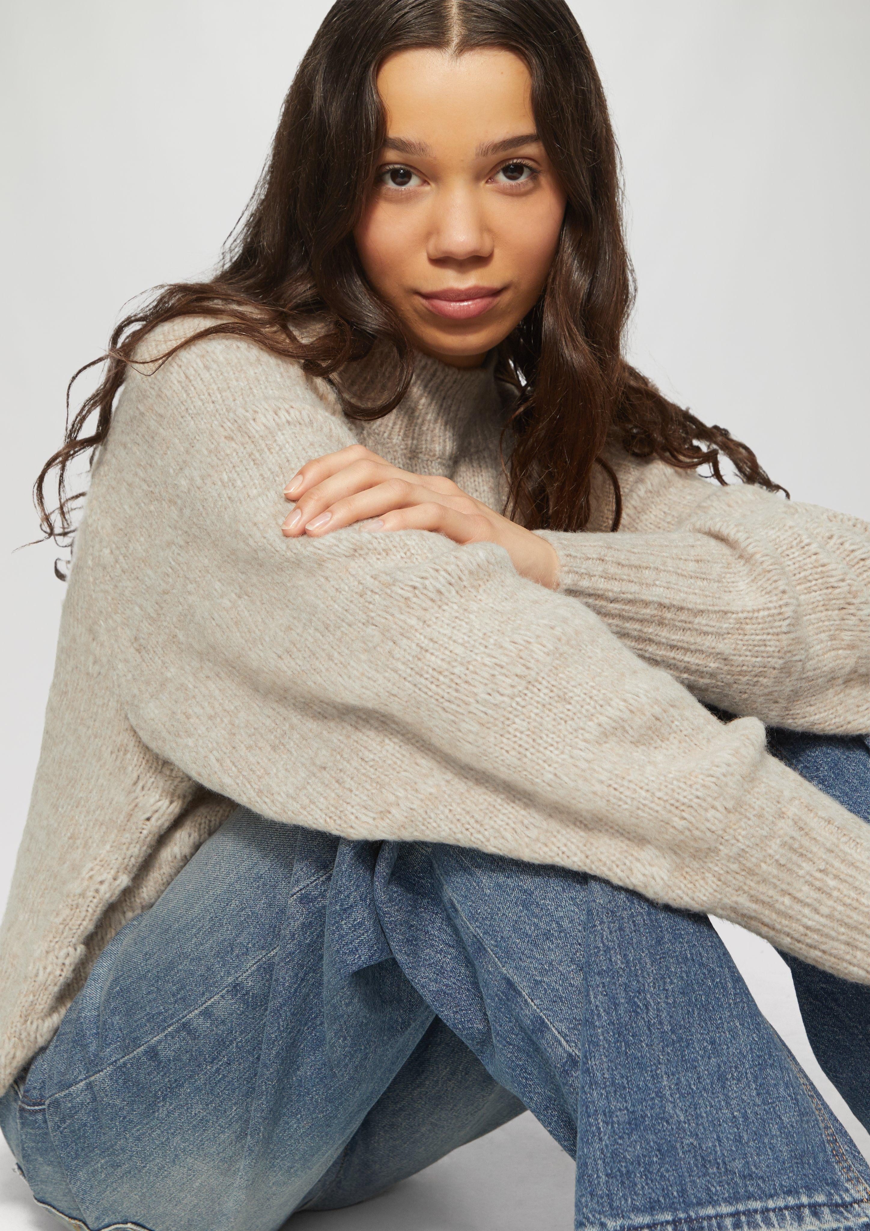 QS Strickpullover Weicher Pullover mit dezenter günstig online kaufen