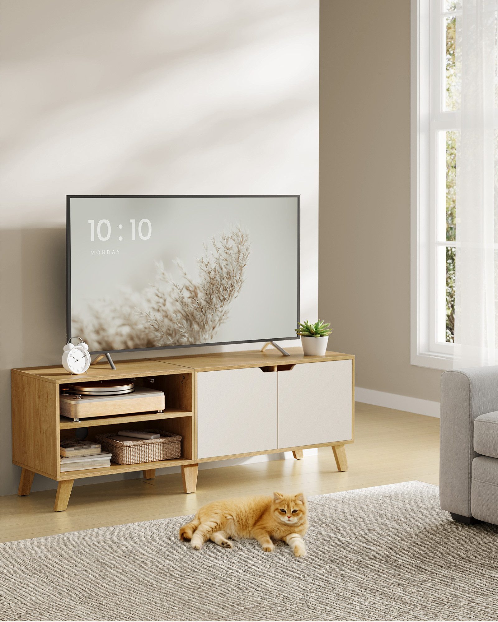 VASAGLE Lowboard TV-Schrank, Lange 140cm, für Fernseher bis zu 65 Zoll, bis günstig online kaufen