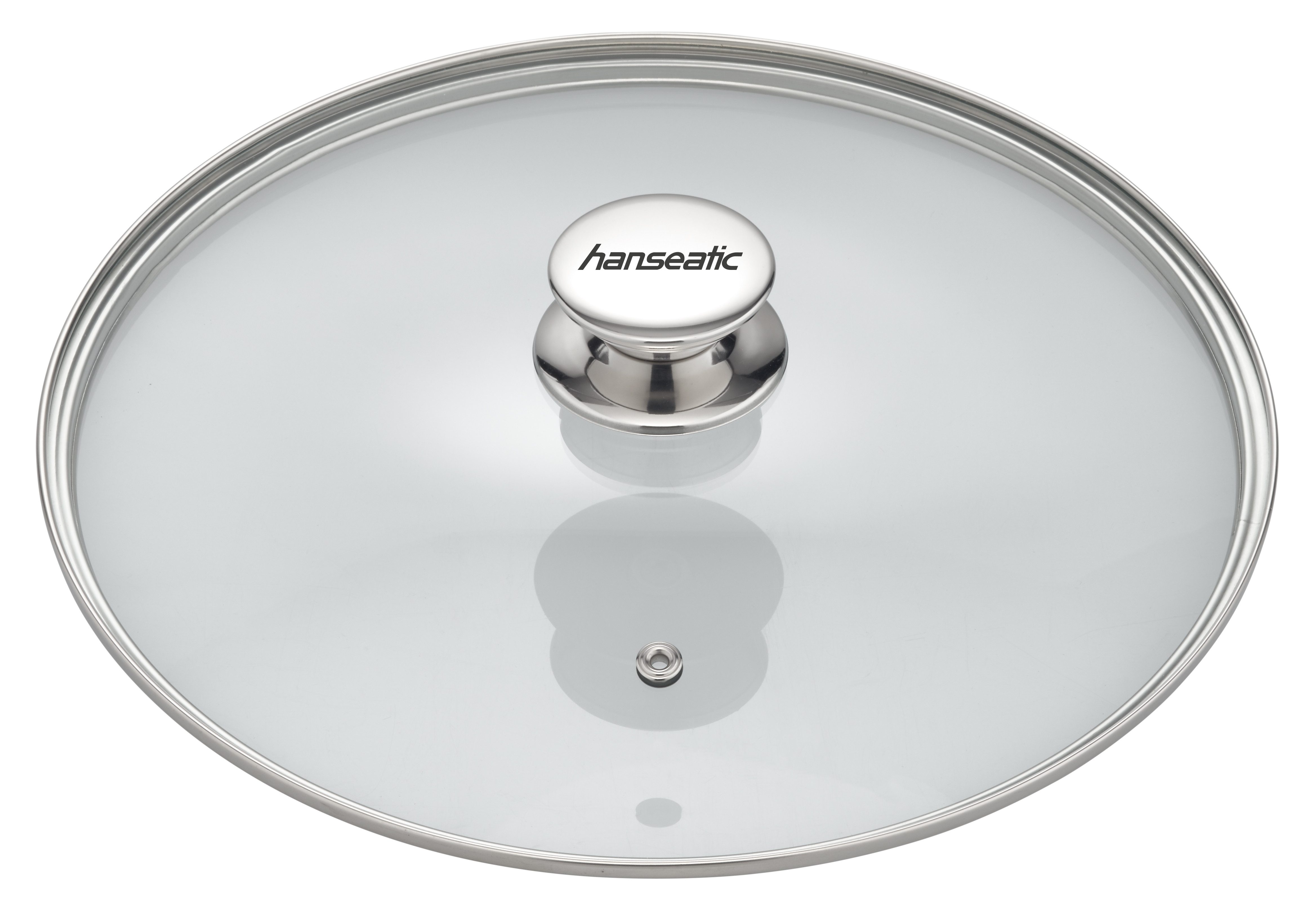 Hanseatic Wok hanseatic, Edelstahl, aus Dreischicht-Material mit Antihaft-Versiegelung, ø 28 cm, Induktion