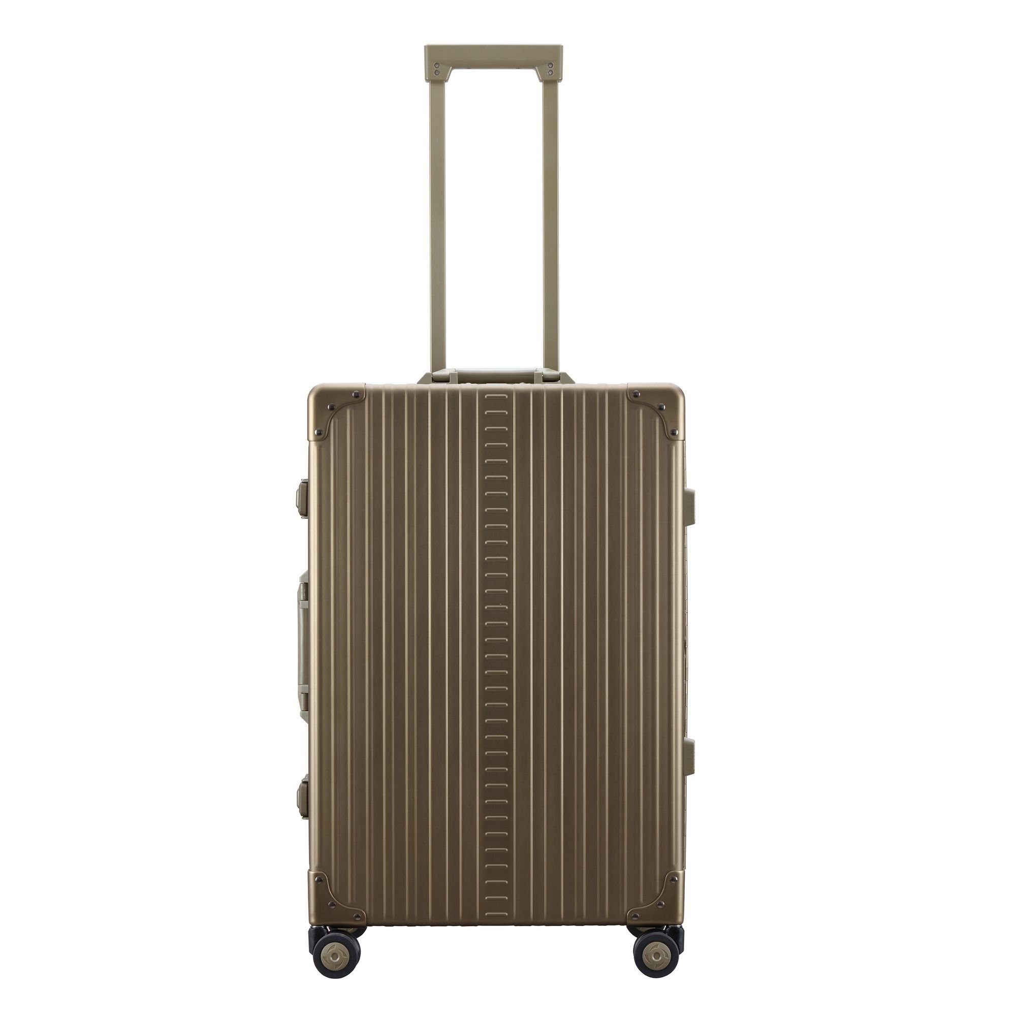 ALEON Hartschalen-Trolley Traveler, 4 Rollen, Aluminium bronze