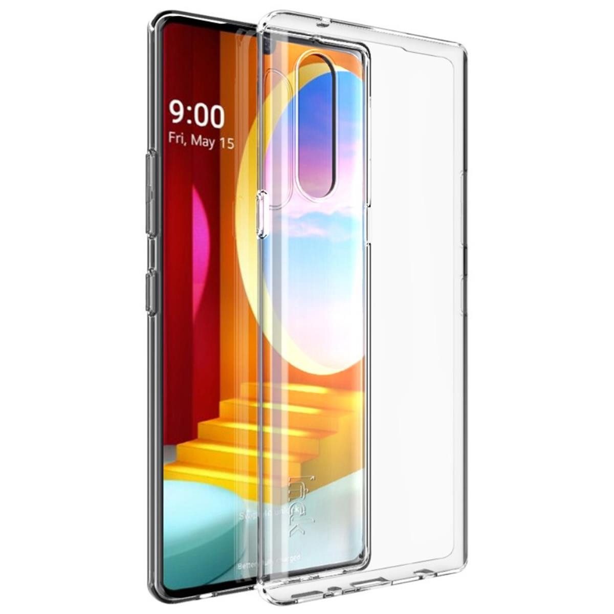 CoverKingz Handyhülle LG VELVET Handyhülle Silikon Cover Handy Case Hülle Bumper Transparent