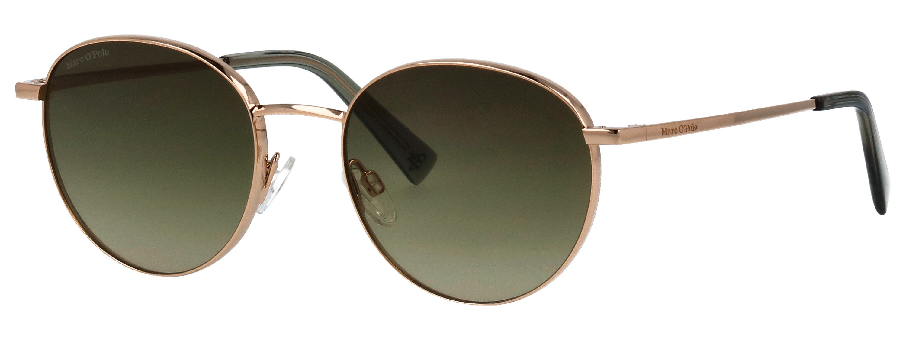 Marc O'Polo Sonnenbrille Modell 505123 Form Panto, Logoschriftzug auf Bügel, Metallfassung