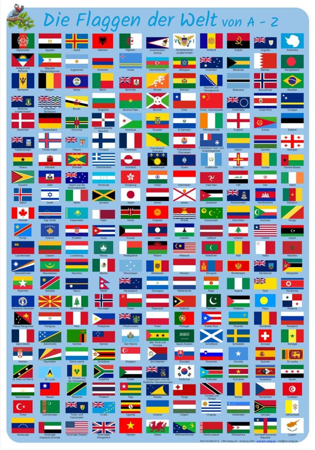 Die Flaggen der Welt von A-Z / Helga Momm