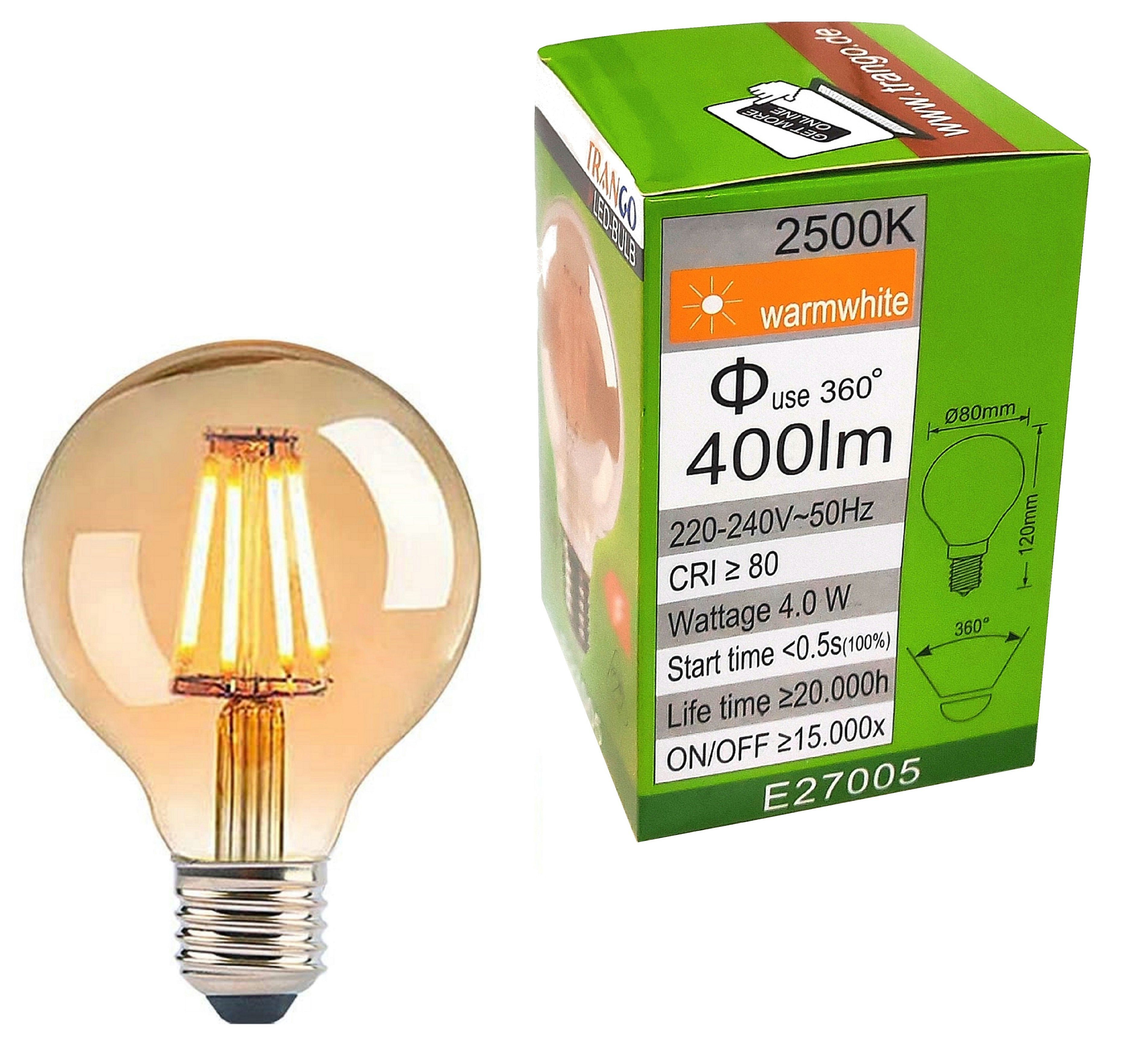 TRANGO LED Deckenleuchte, 8-flg. 1013B-4ASD Deckenleuchte inkl. 8x 3-Stufen dimmbar 4 Watt E27 2500K goldfarbig LED-Leuchtmittel Schwarz matt *SPY* Flurleuchte, Küchenleuchte, Deckenlampe, vintage Kronleuchter, Wohnzimmerlampe, Arme flexibel verstellbar & schwenkbar