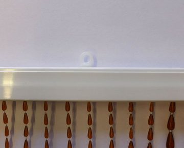 Türvorhang Conacord Decona Riviera Perlenvorhang bunt, CONACORD, Hakenaufhängung, halbtransparent, 90 x 200 cm, Kunststoff - hohe Strangdichte
