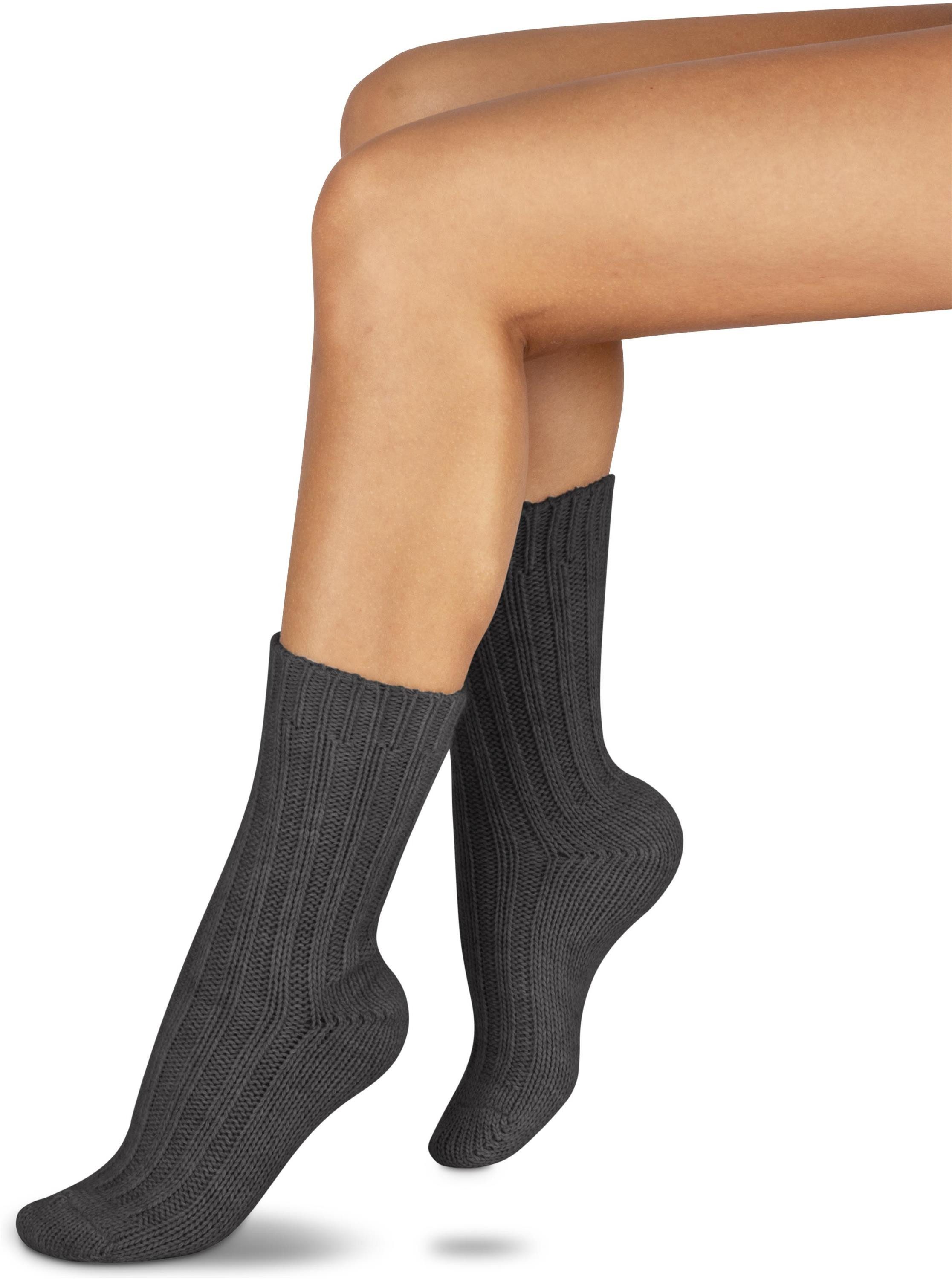normani Thermosocken 2 Paar Alpaka-Socken (Set, 2 Paar) hochwertige Alpaka-Wolle – Bild 4 von 5