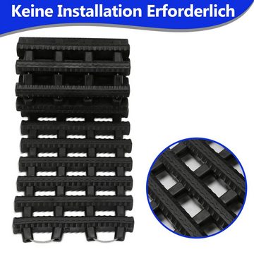 Clanmacy Schneeketten Anfahrhilfe 2x RecoveryBoards Bergeboards Sandbleche Offroad Gripmatte