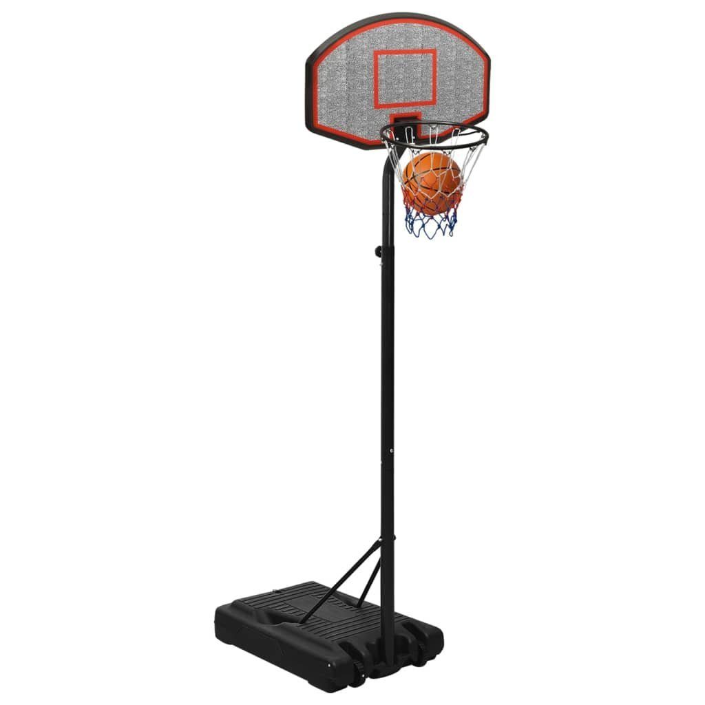 vidaXL Basketballkorb Schwarz 237-307 Basketball Korb Polyethylen Basketballständer cm