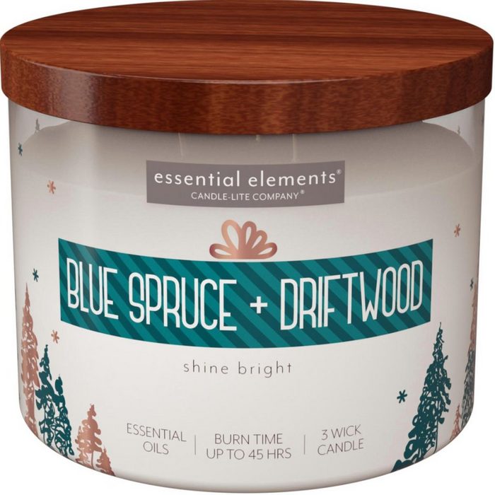 Candle-lite™ Duftkerze Duftkerze Blue Spruce & Driftwood - 418g (1.tlg)