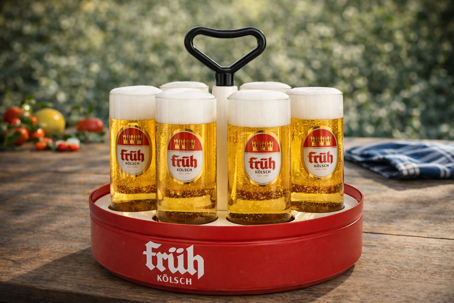 Mixcompany Gläser-Set Früh Kölsch Kranz mit 8× Kölschgläsern 0,2 L – geeicht – Ori