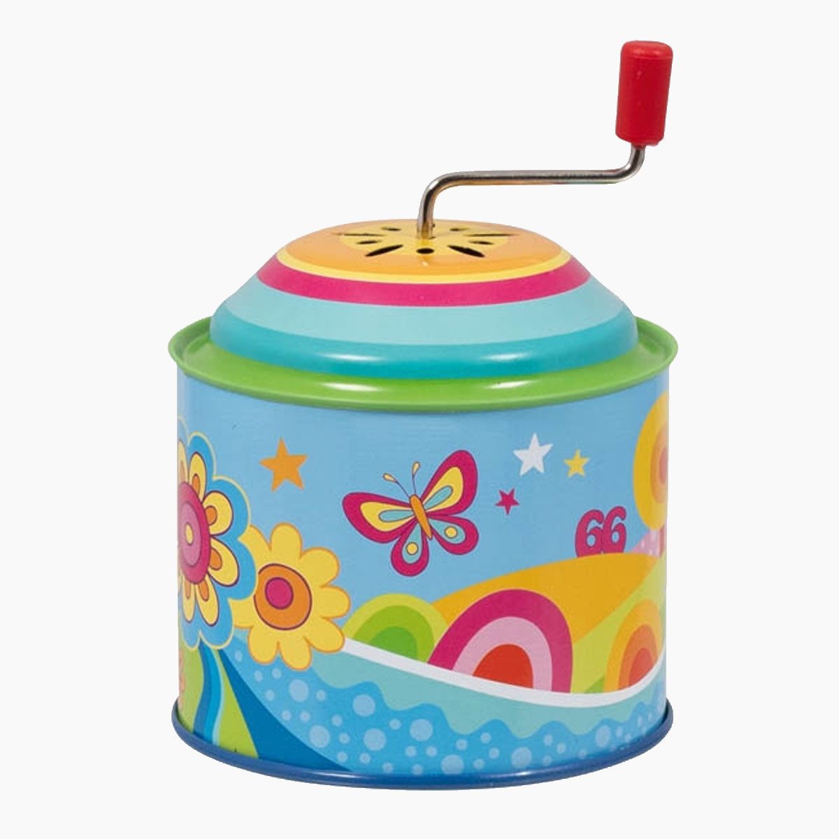 goki Spielzeug-Musikinstrument Musikspieldose Sonnenglück, (packung, 1 tlg., Melodie: You are my sunshine), Kombination aus hören, fühlen und spielen