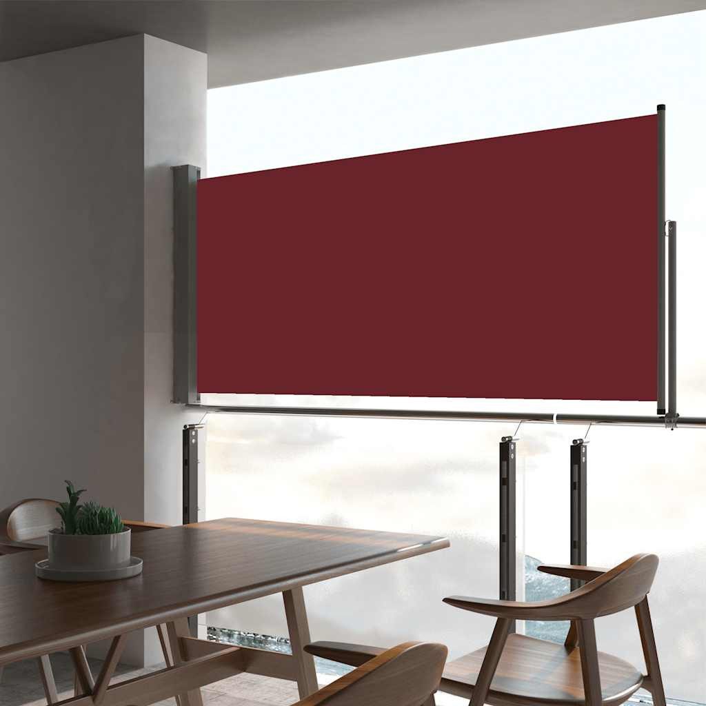 furnicato Seitenmarkise Ausziehbare 60x300 cm Rot günstig online kaufen