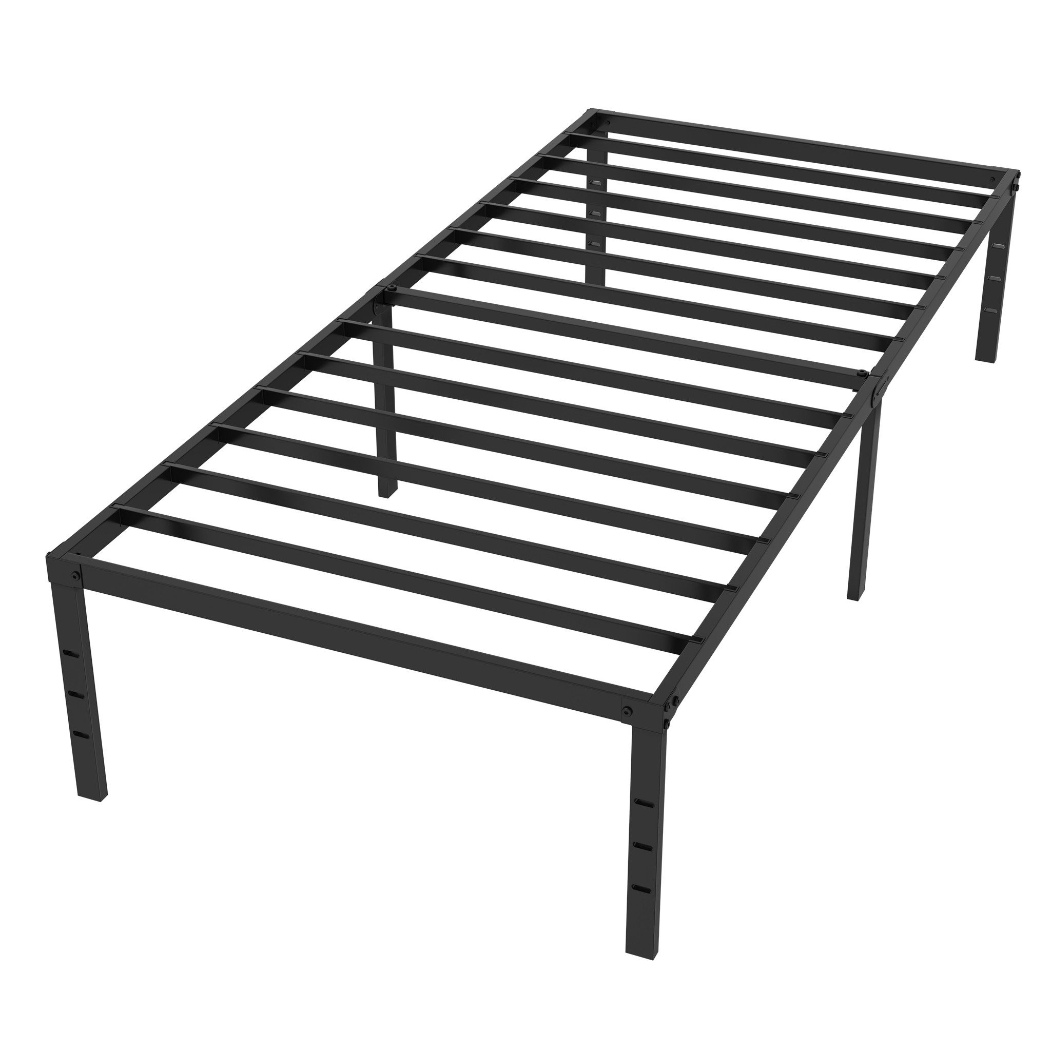 FIVMEN Bettgestell Metallbett aus Metall Gästebett Bettrahmen Jugendbett, Metallbett für Schlafzimmer Gästezimmer Doppelbett/Einzelbett