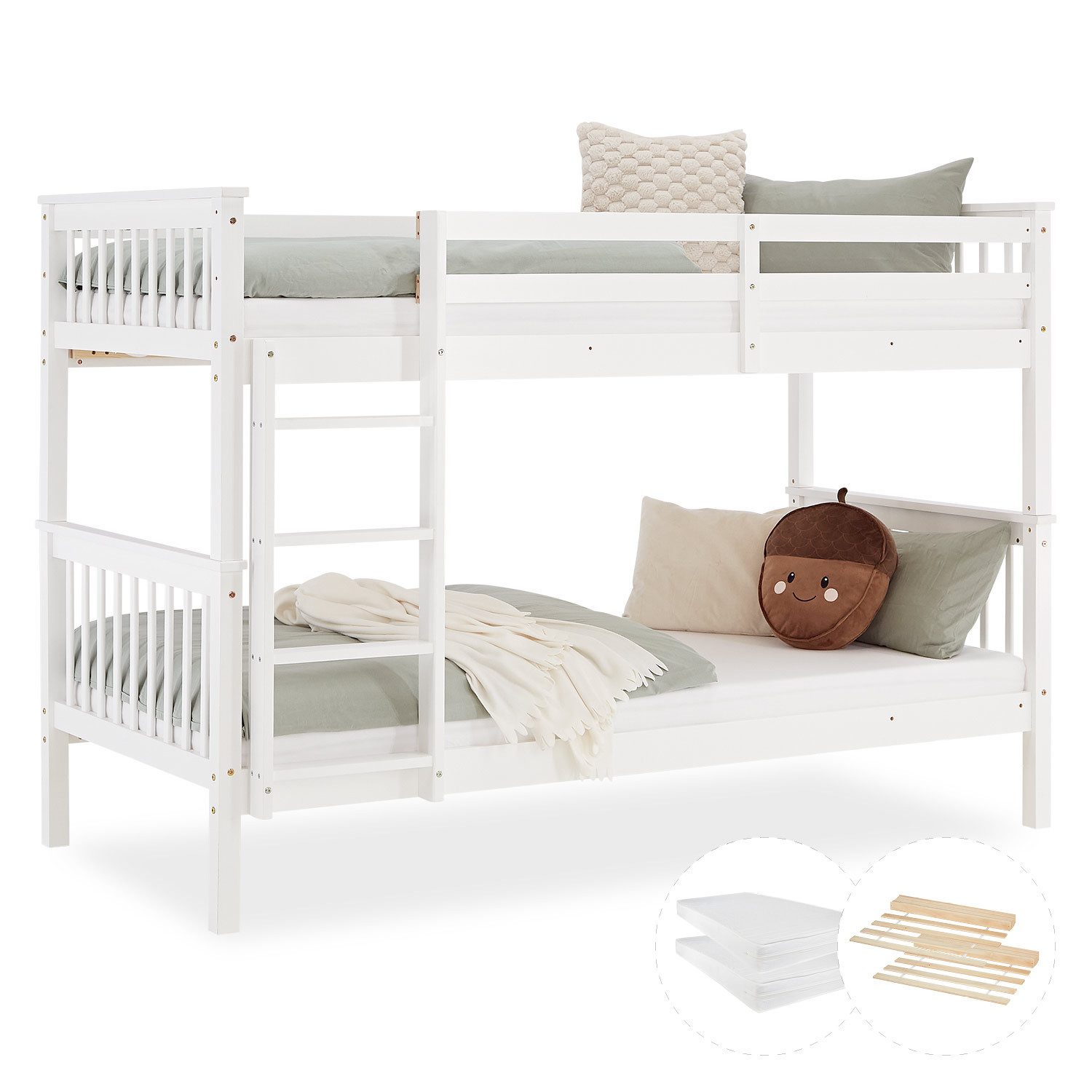 Homestyle4u Etagenbett 90x200 für 2 Kinder günstig online kaufen