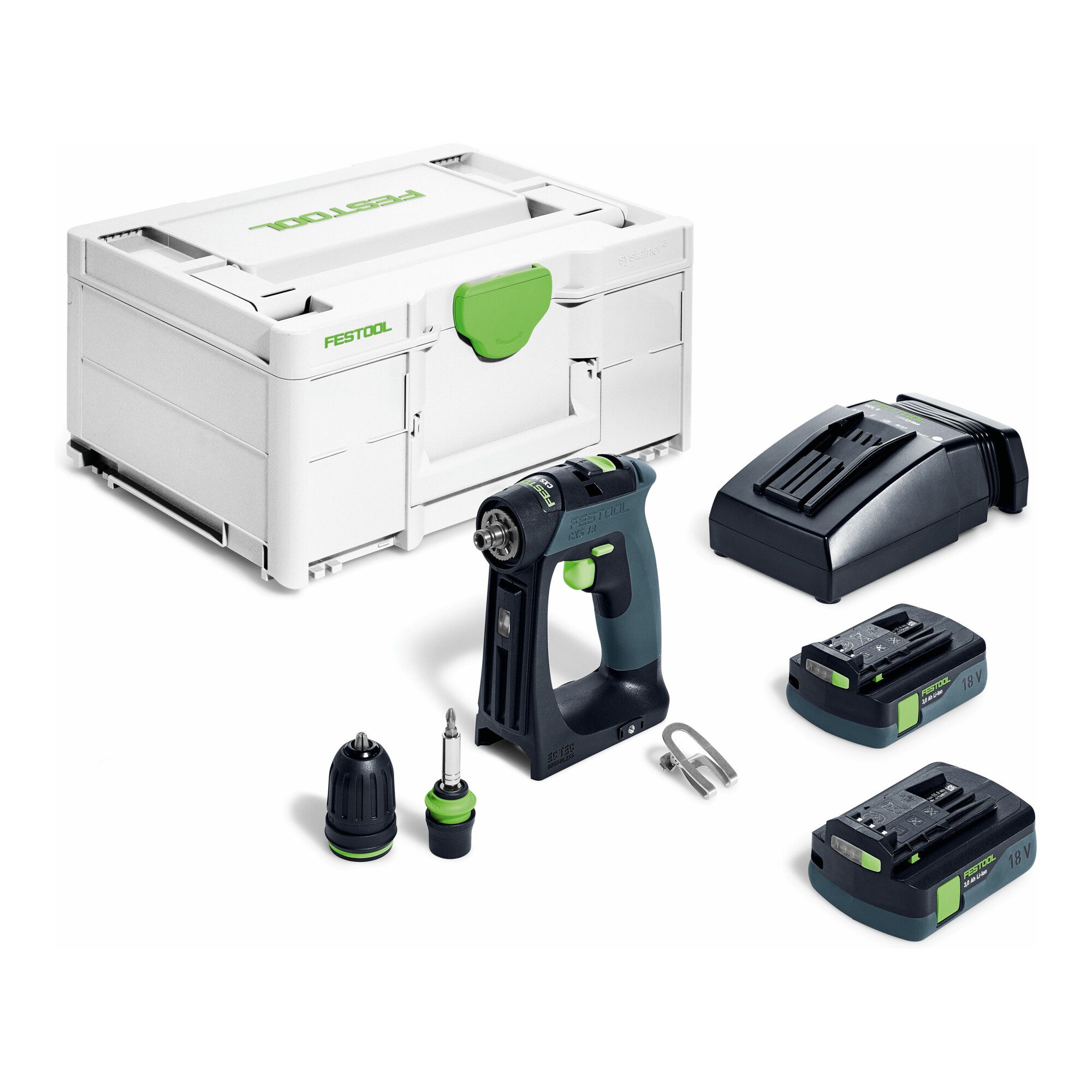 FESTOOL Bohrschrauber Festool Akku-Bohrschrauber CXS 18 C 3,0-Plus