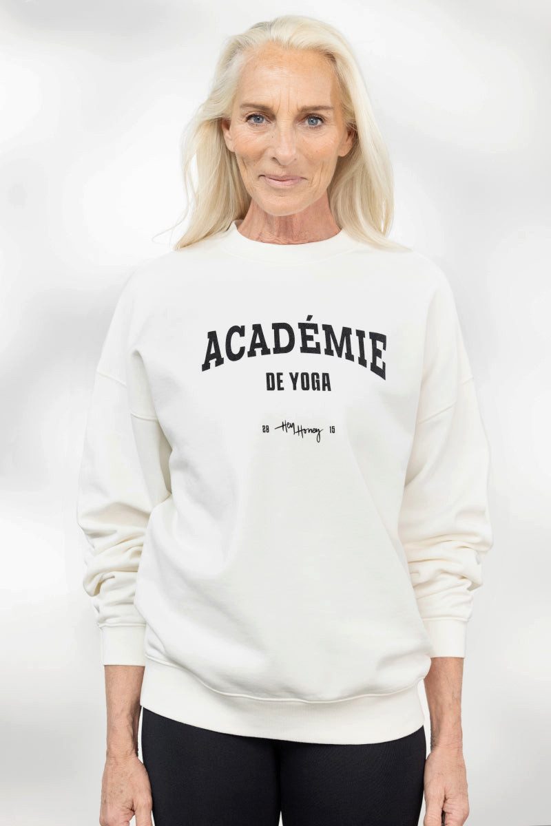 Hey Honey Sweatshirt "Academie White"