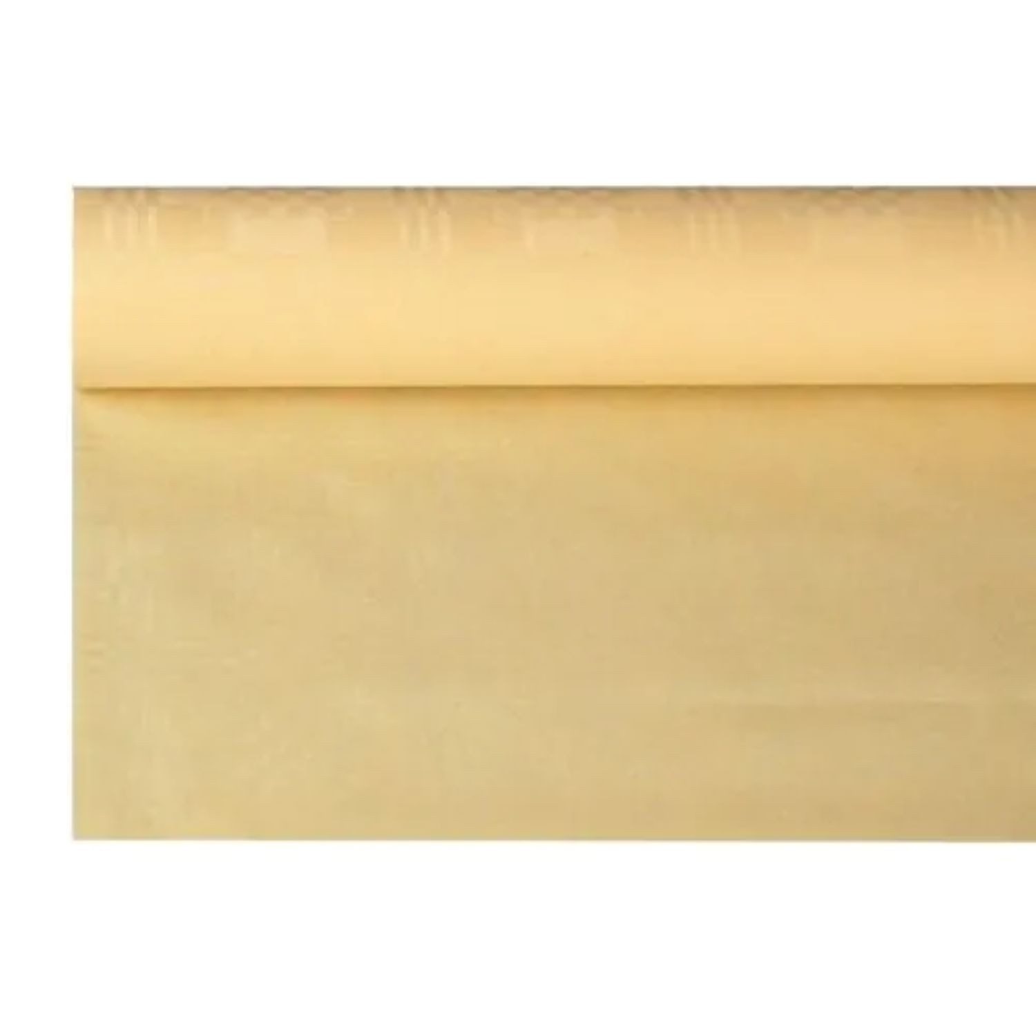 PAPSTAR GmbH Hängedekoration Tischdecke Papier Damastprägung 8x1,2m, Creme