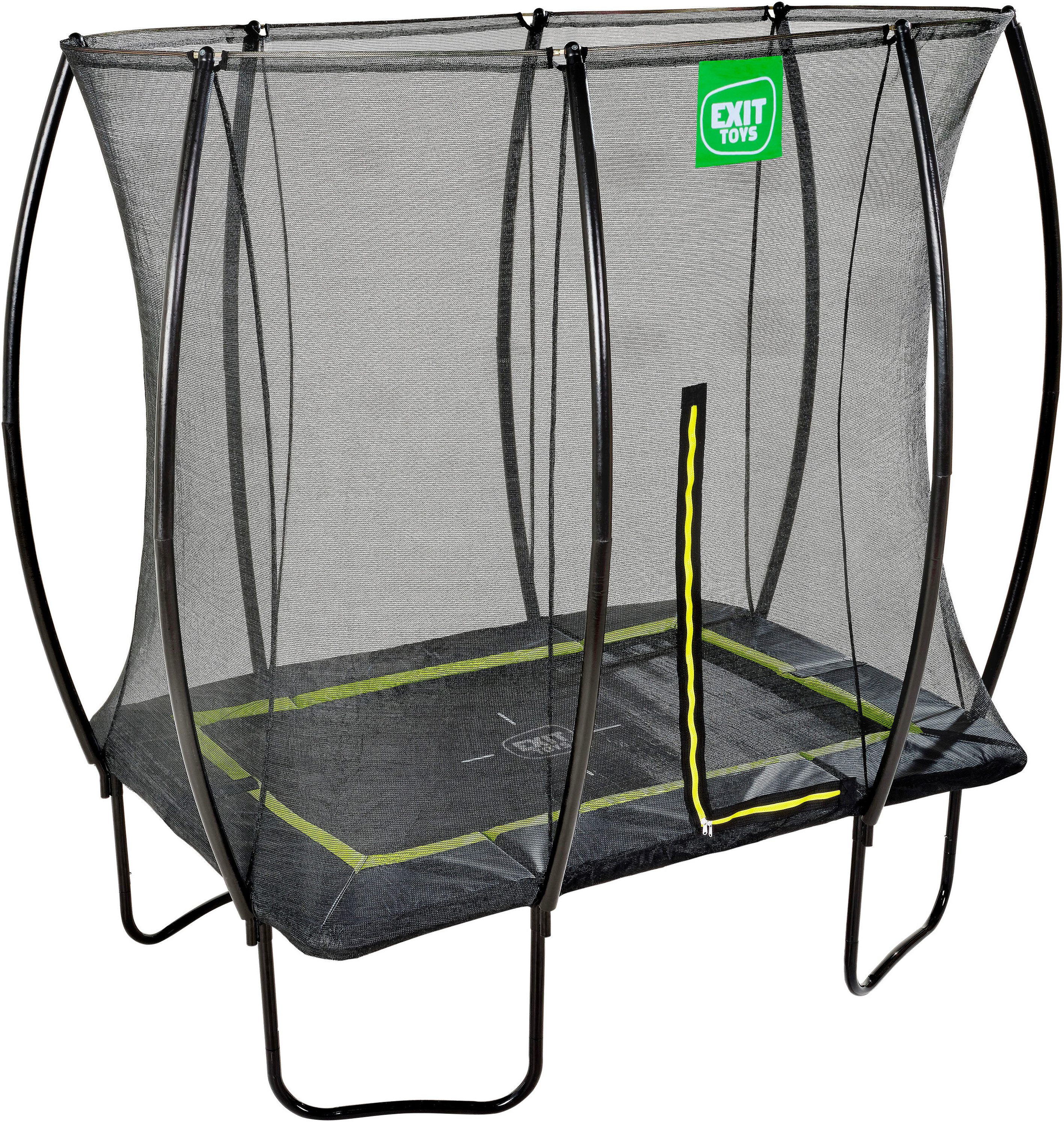 EXIT Gartentrampolin Silhouette, mit Sicherheitsnetz