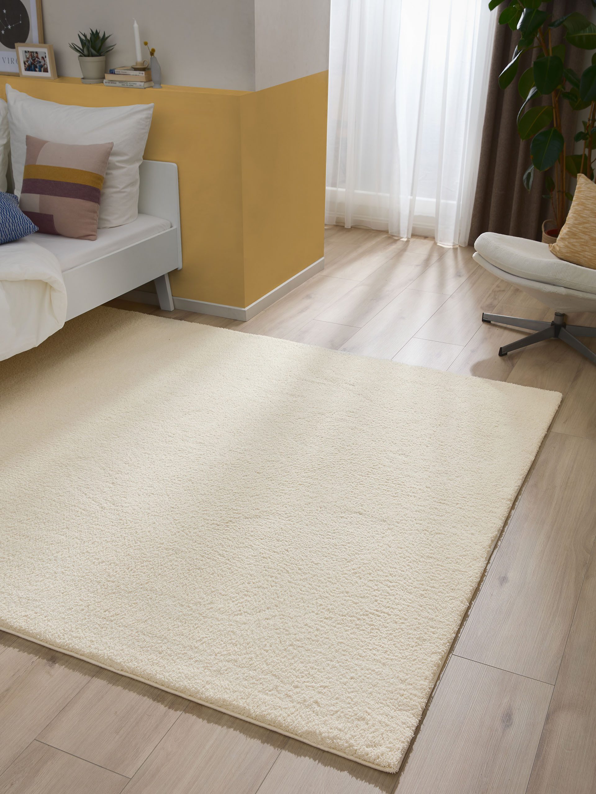 benuta Hochflor-Teppich Soda, rechteckig, Höhe: 21 mm, Teppich Wohnzimmer, günstig online kaufen