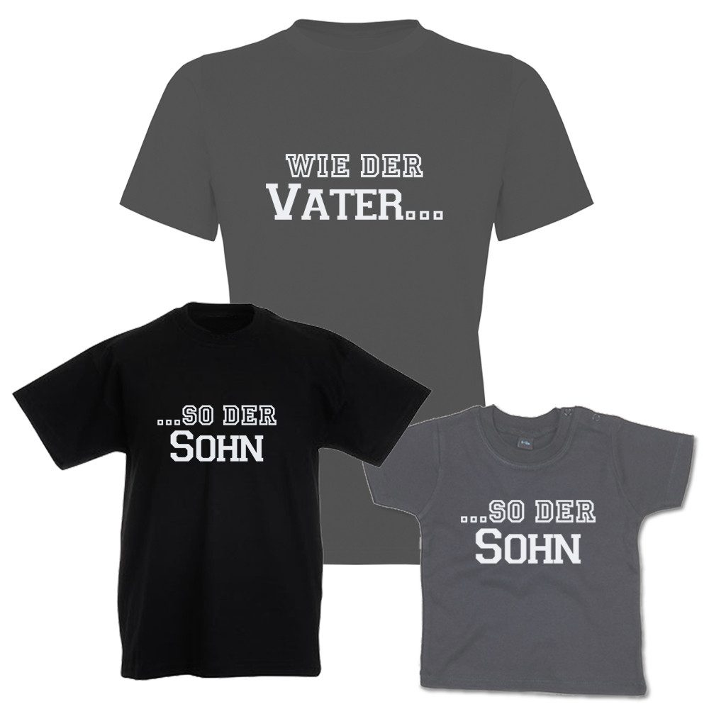 T-Shirt Wie der Vater & so der Sohn