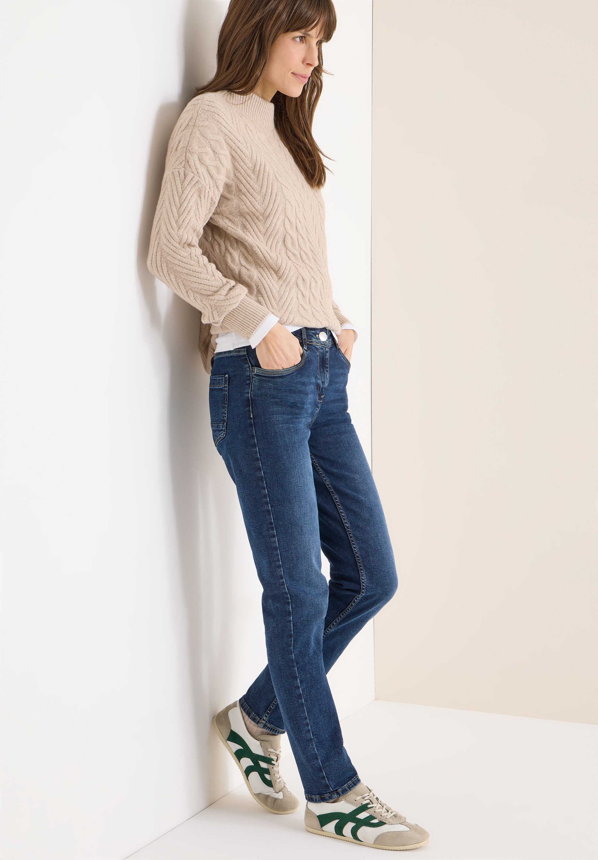 CECIL Slim-fit-Jeans Style Vicky mit Stretch